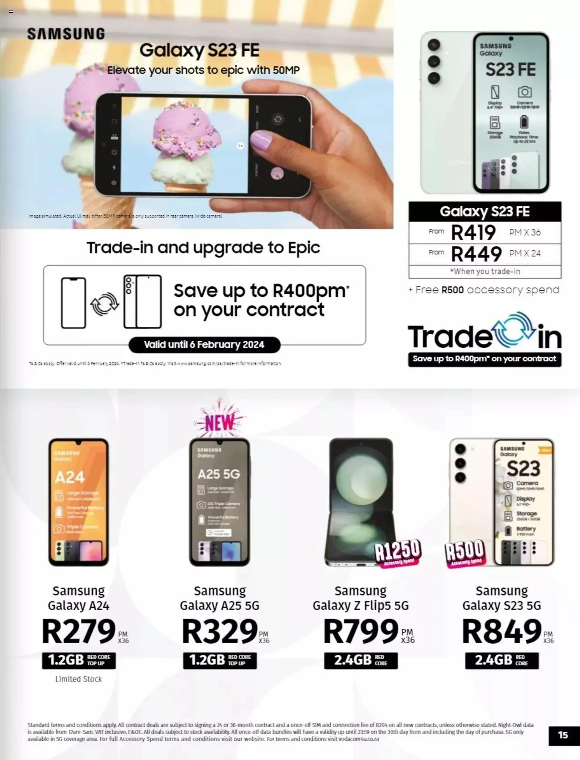 Vodacom Deals from 8 January to 6 February 2024 - Catalogue Page 15