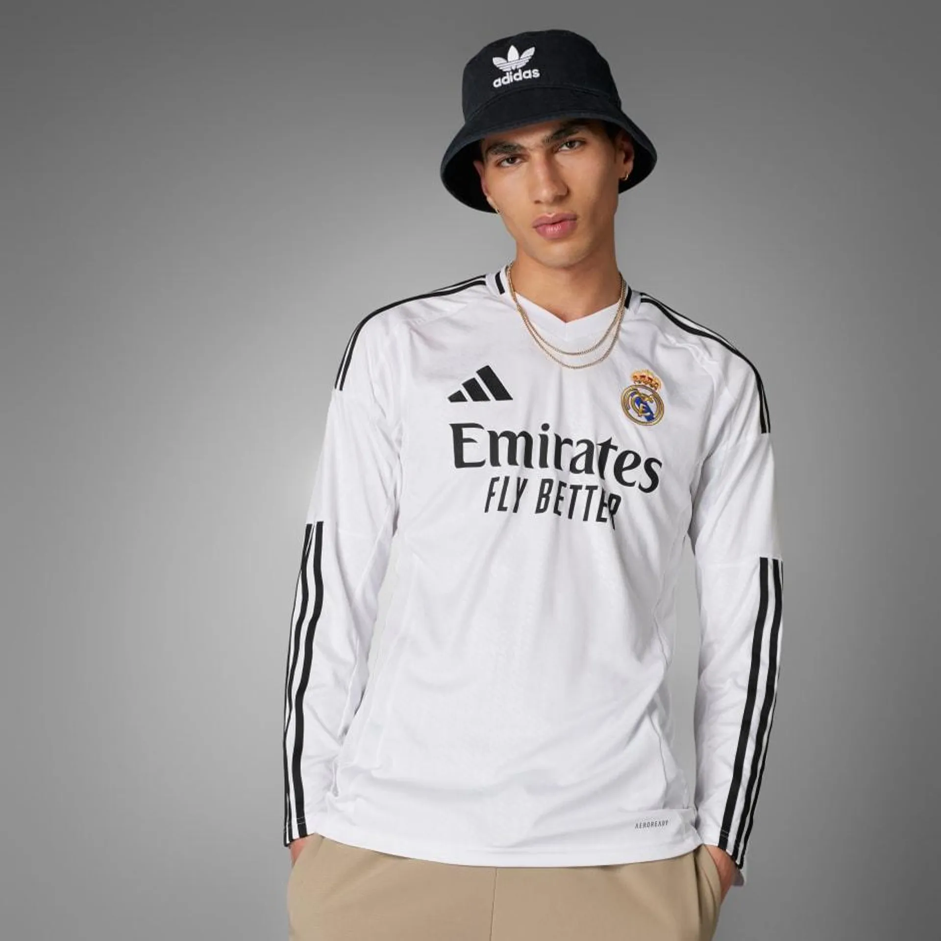 Real Madrid 24/25 Long Sleeve Home Jersey
