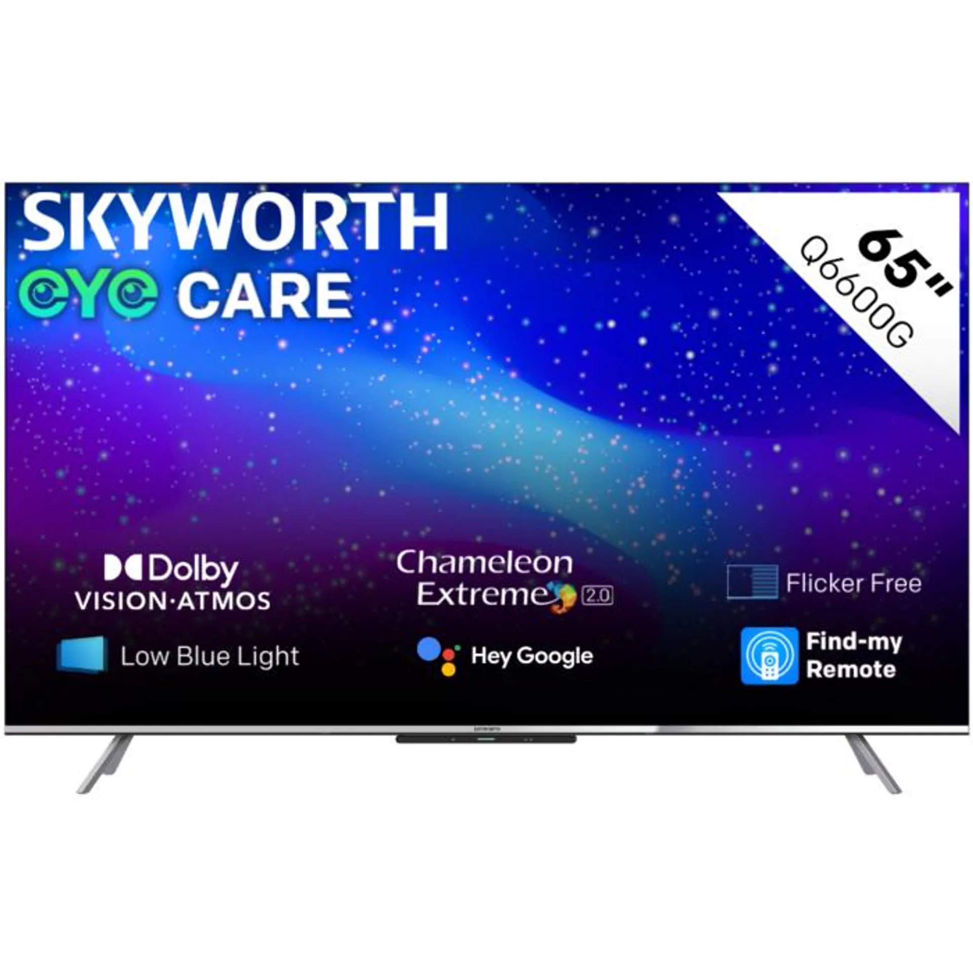 Skyworth 65-inch QLED Google TV-65Q6600G