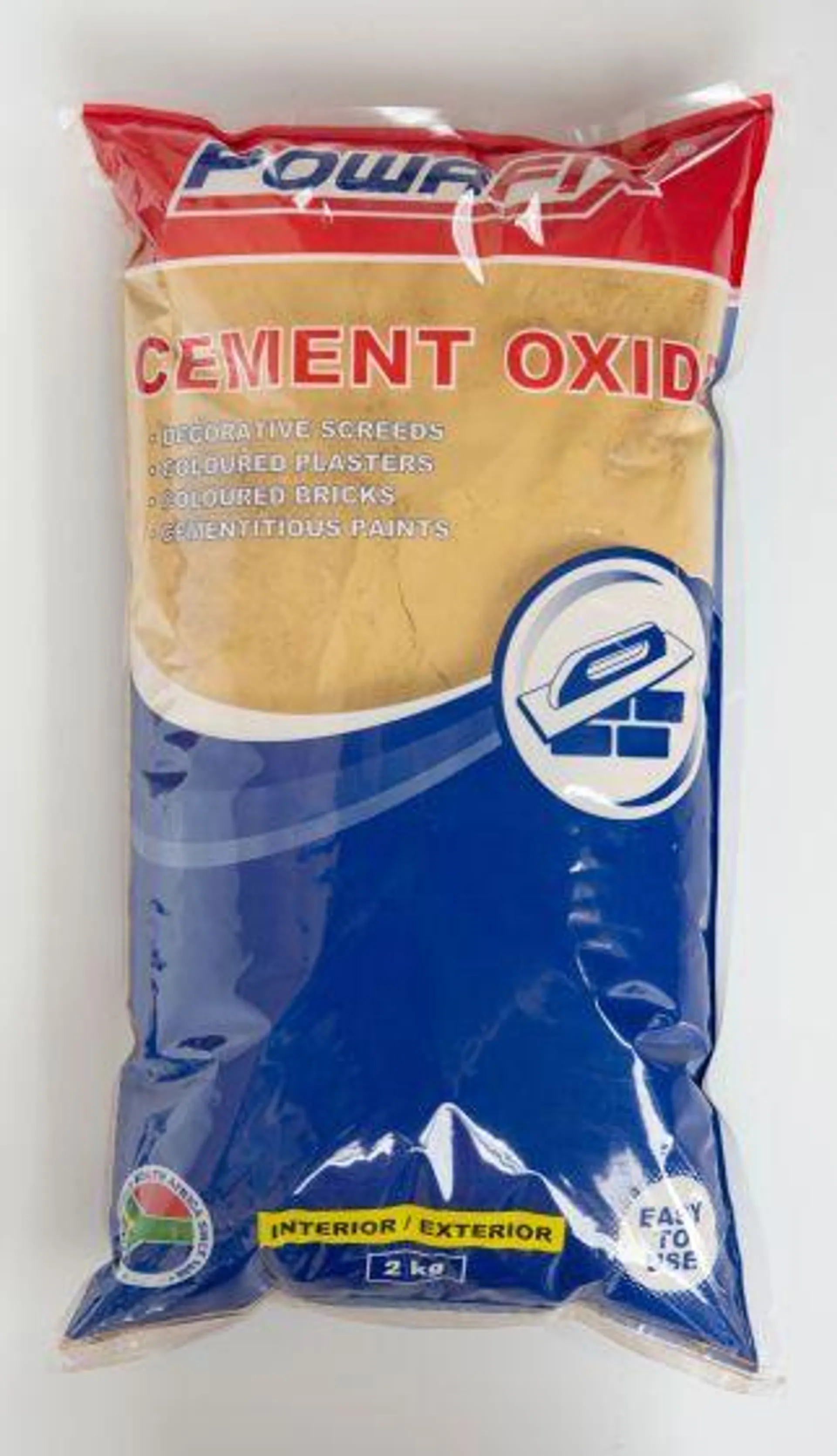 Powafix Oxide Powdered Pigment Yellow 2kg