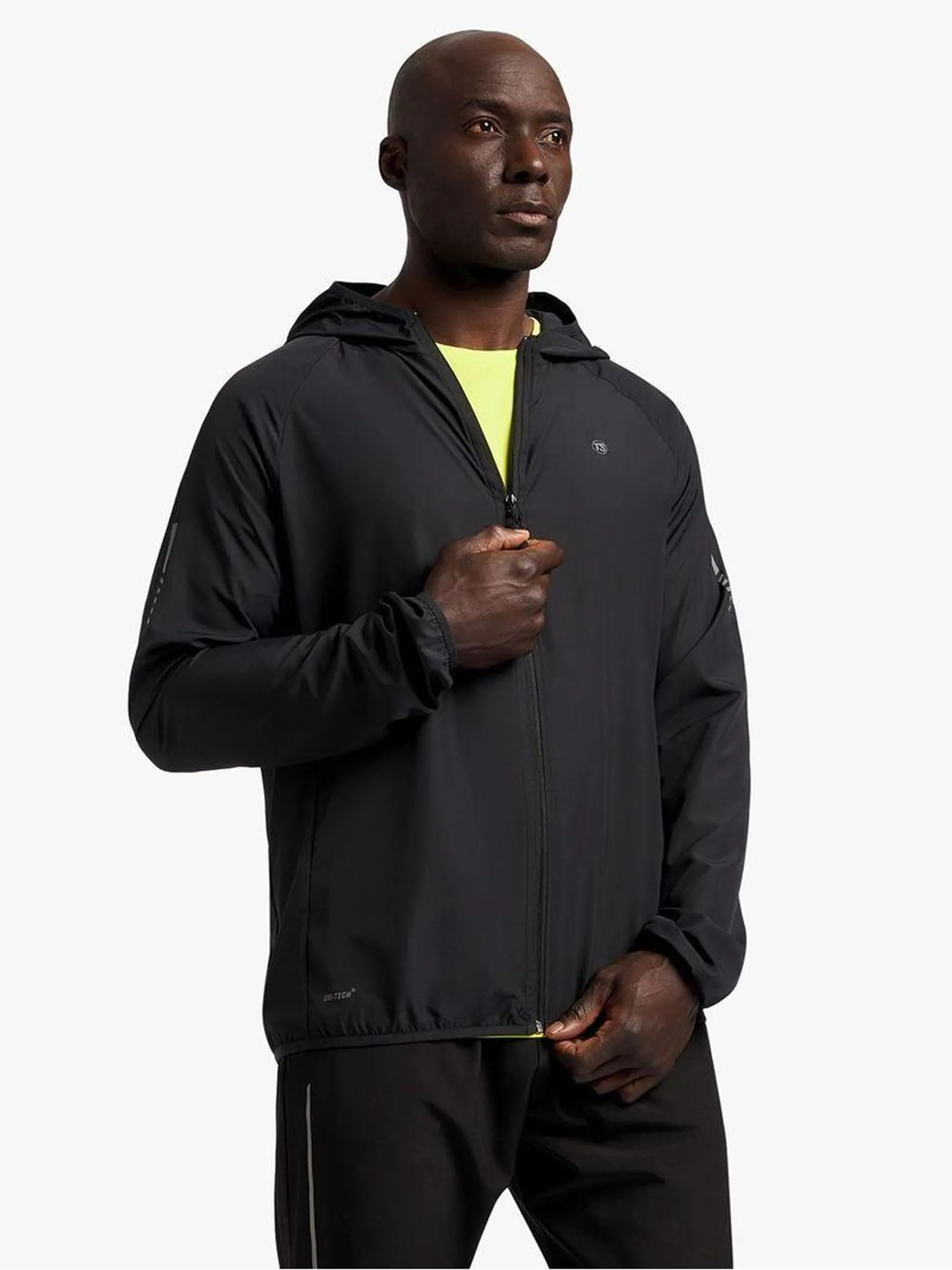 Mens TS Dri-Tech Black Run Jacket