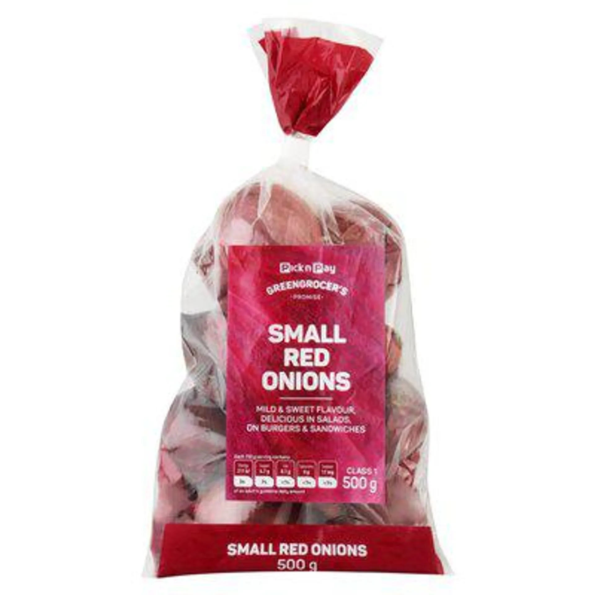 PnP Small Red Onion 500g