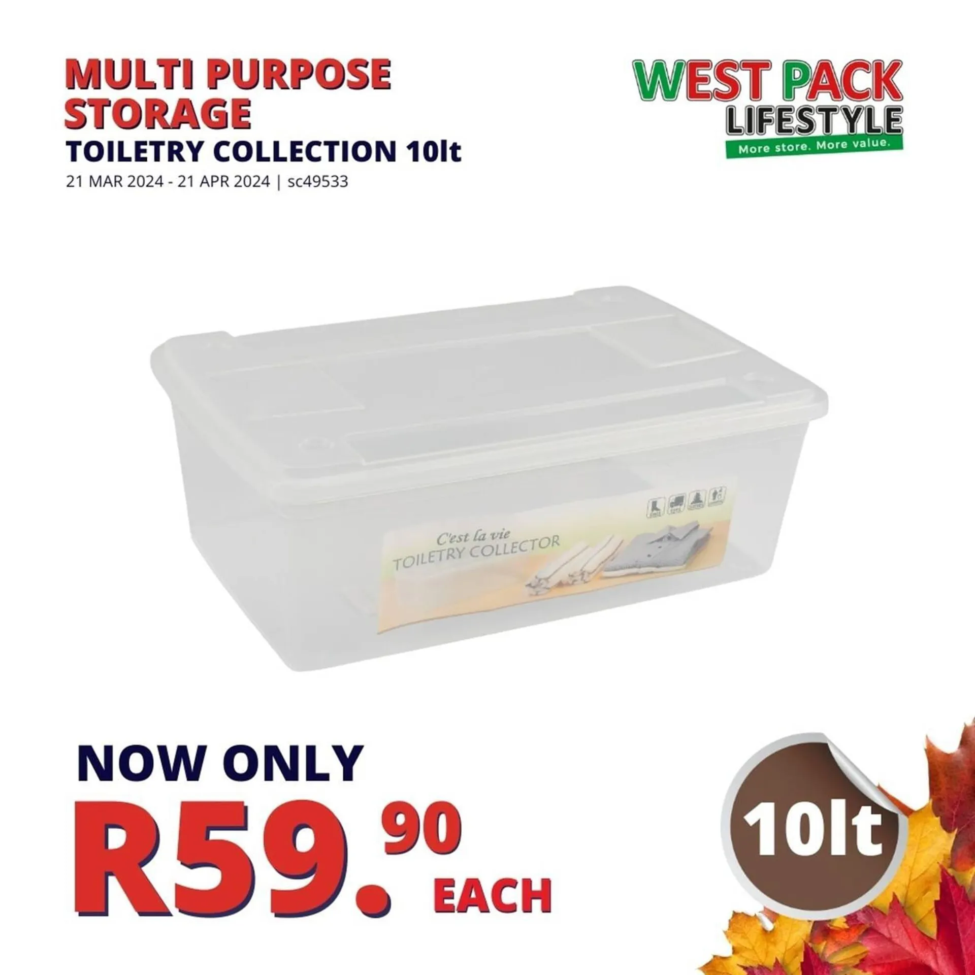 West Pack Lifestyle catalogue from 27 March to 21 April 2024 - Catalogue Page 3
