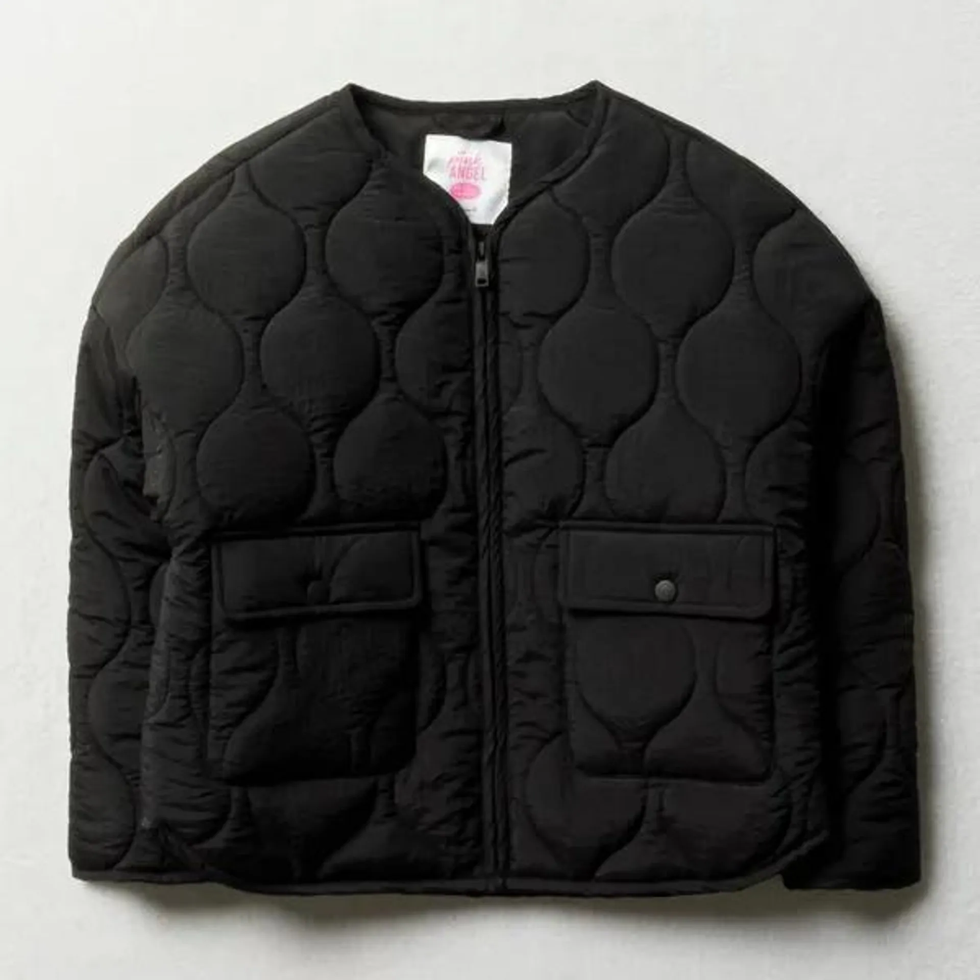 Quilted jacket black
