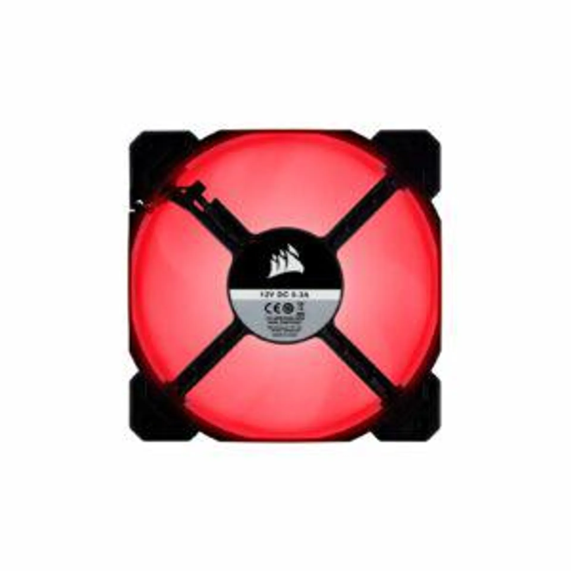 CORSAIR 140MM RED LED CHASSIS FAN 2PACK