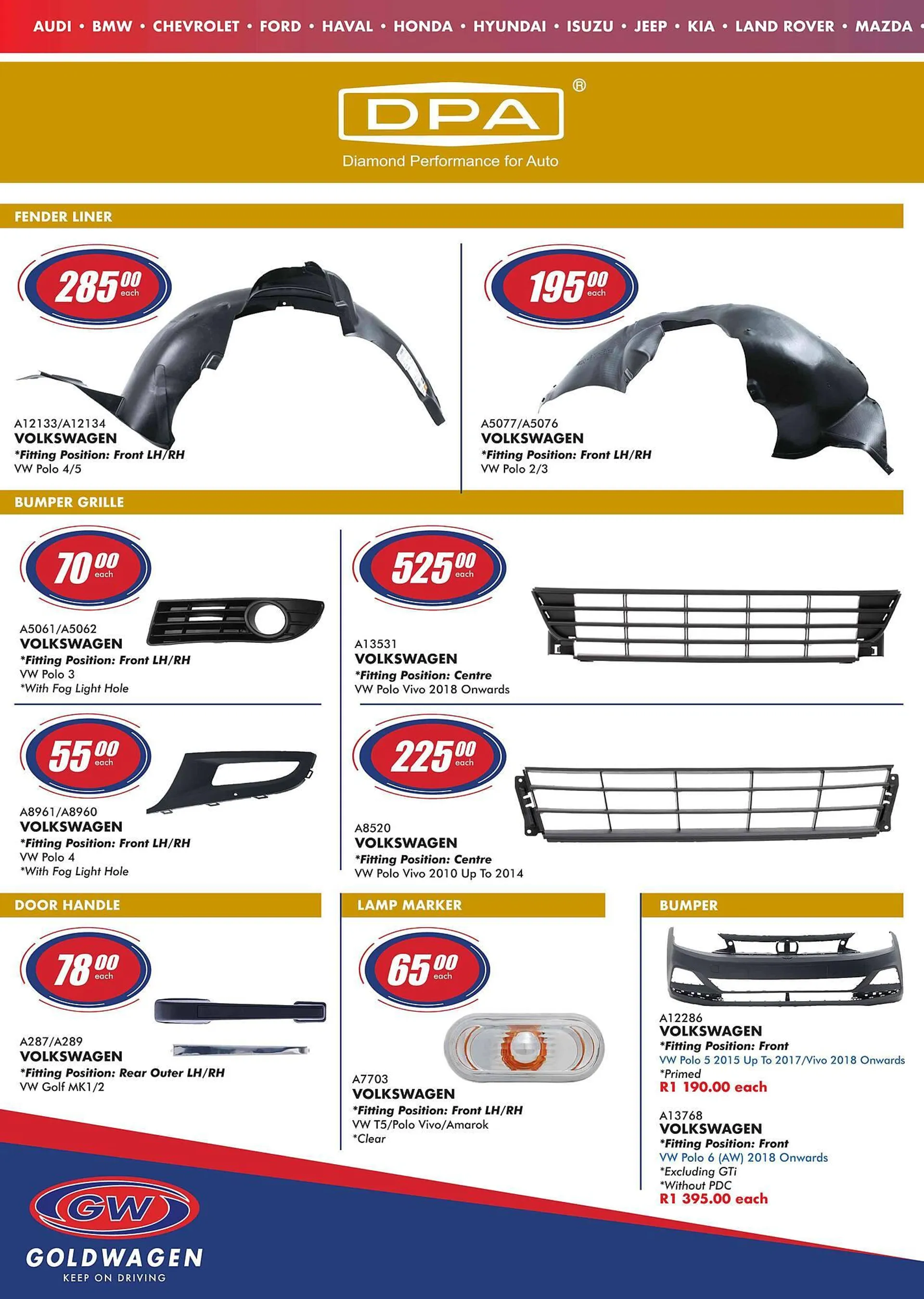 Goldwagen catalogue from 1 August to 30 September 2025 - Catalogue Page 1