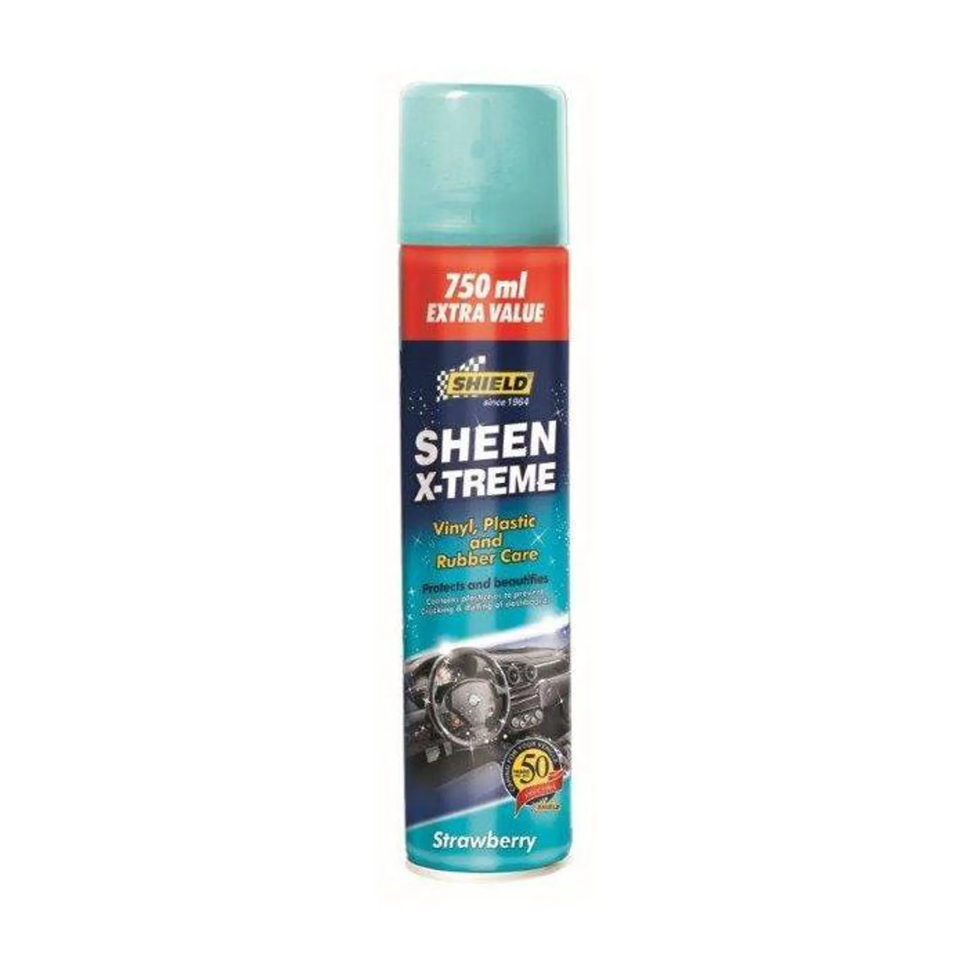 Shield Sheen Xtreme Interior Cleaner 750ml Strawberry Scented