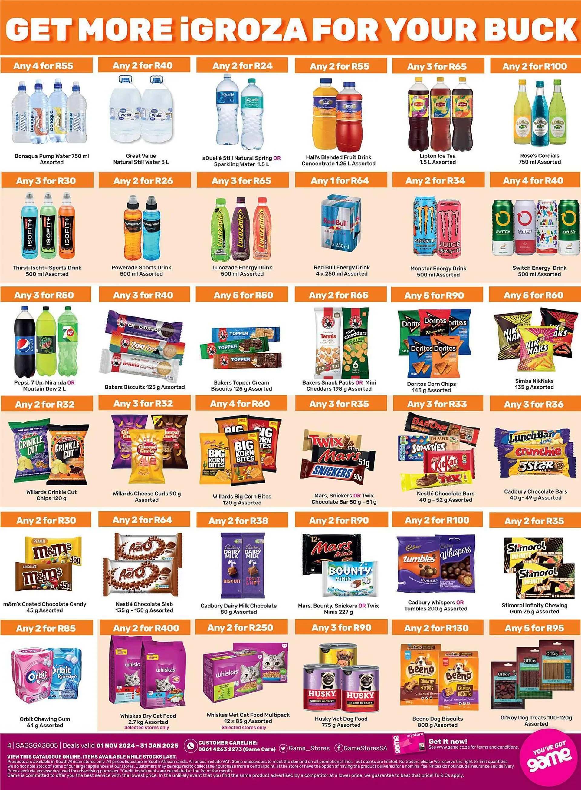 Game catalogue from 1 November to 31 January 2025 - Catalogue Page 1