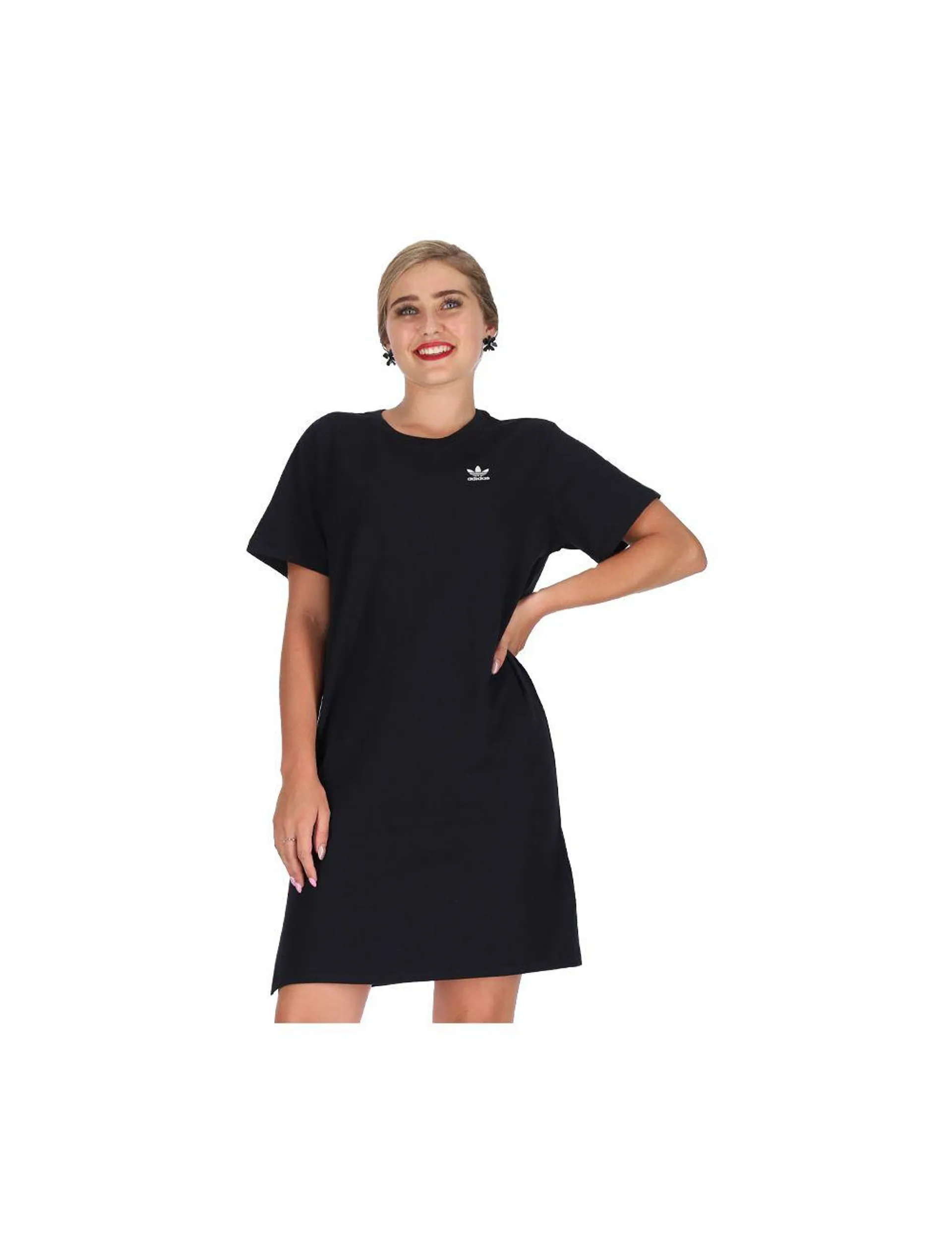 adidas Originals Trefoil Baggy Dress Womens Bolt Black