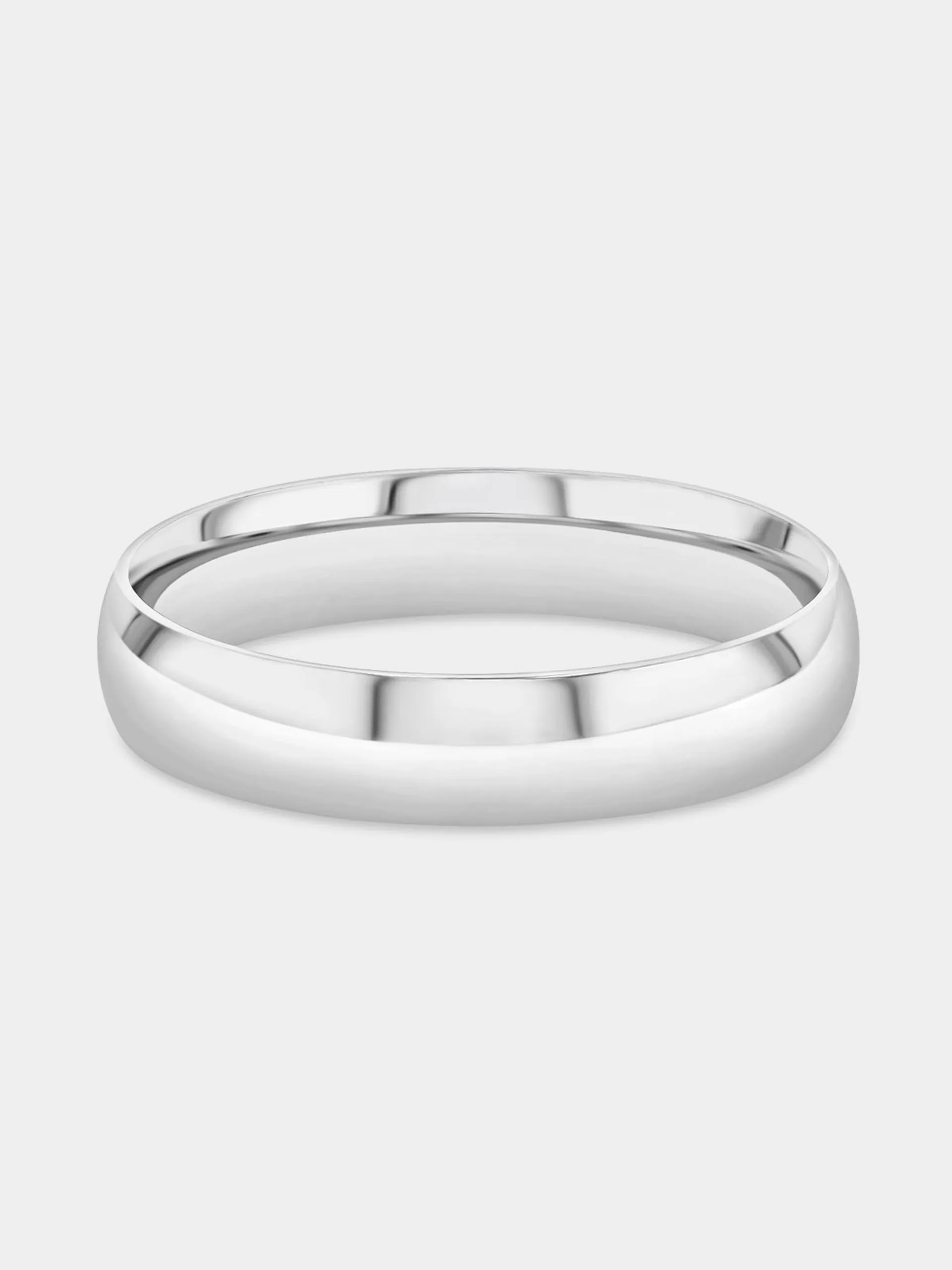 Sterling Silver Comfort Fit Wedding Band