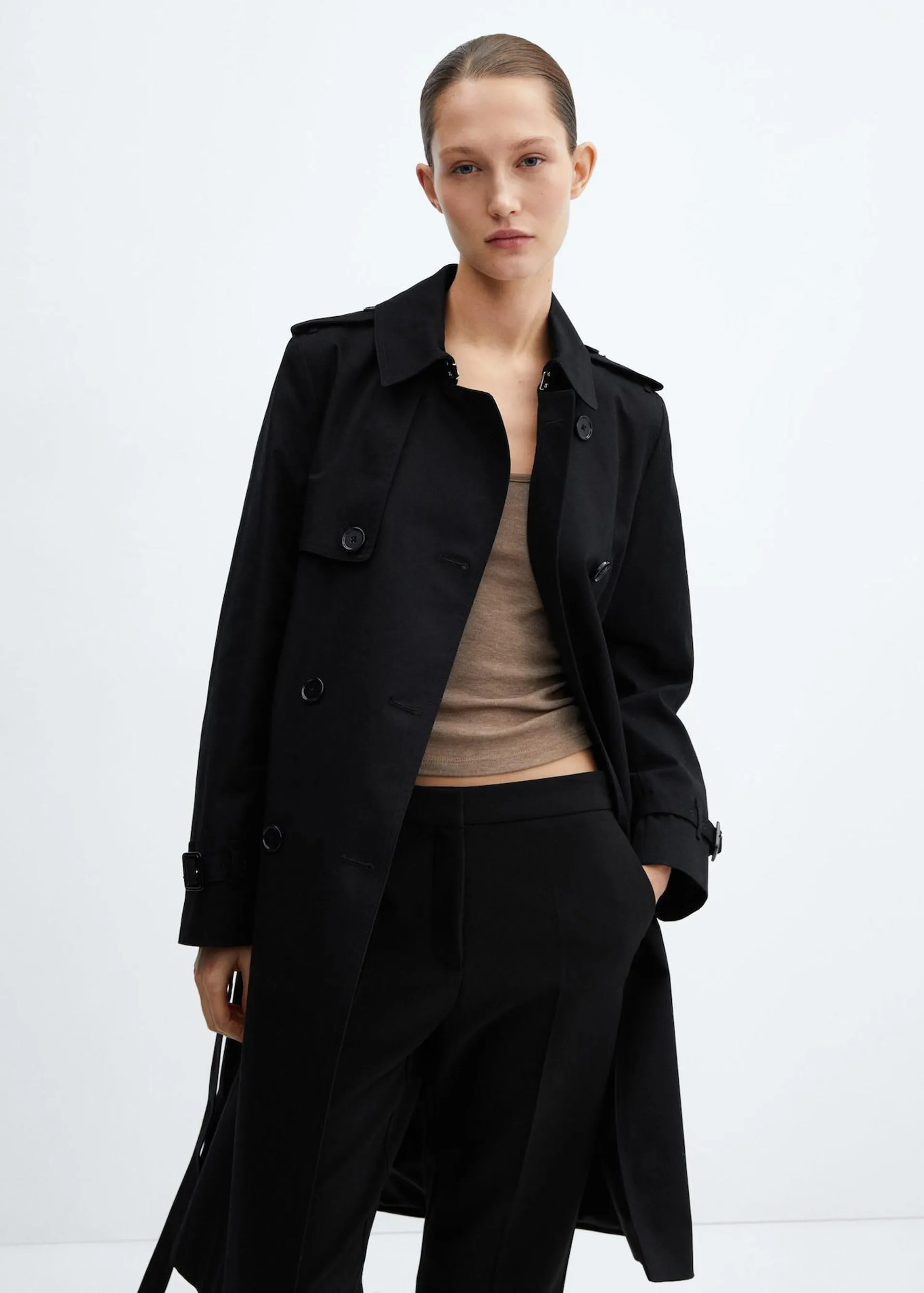 Classic trench coat with belt