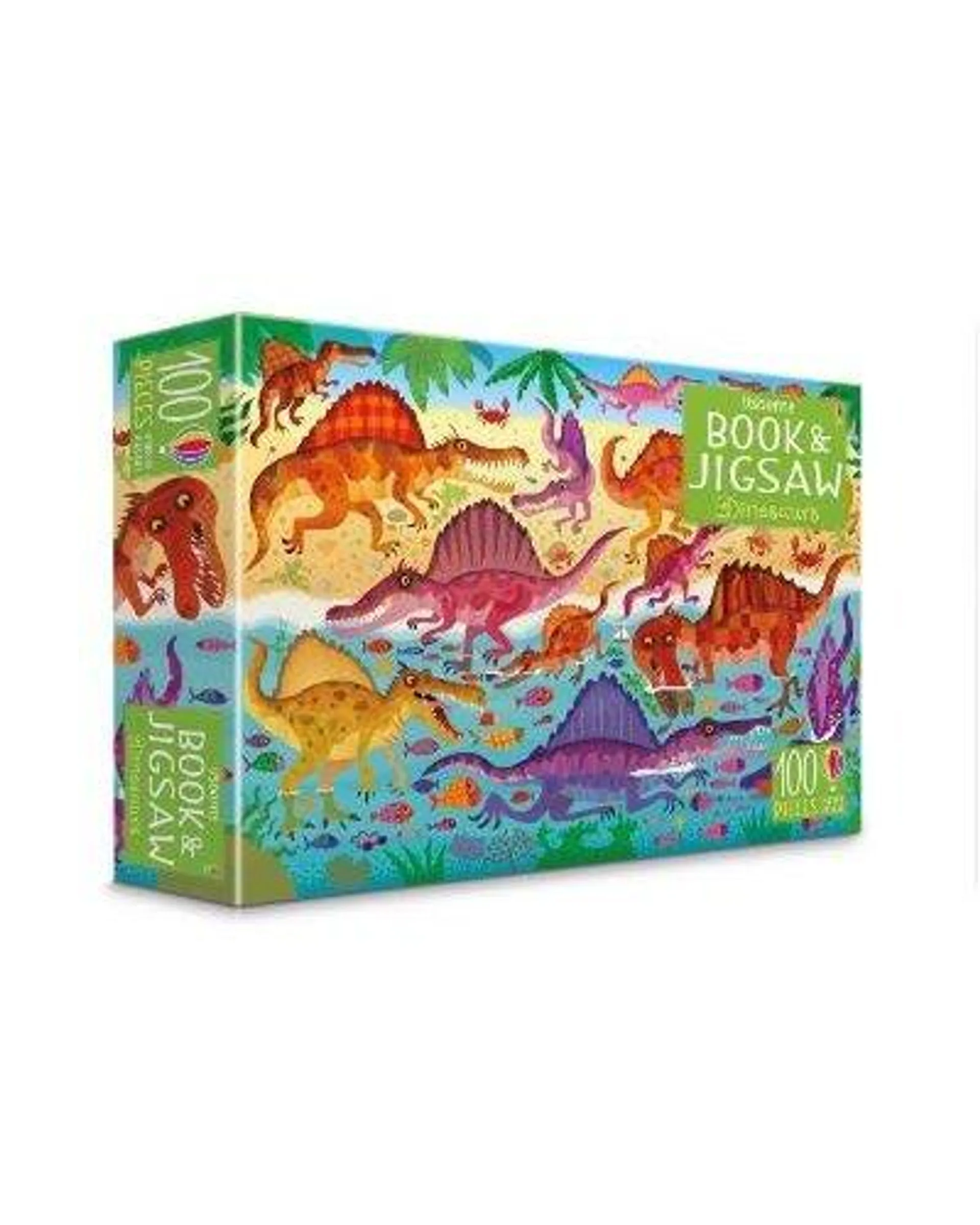 Usborne Book and Jigsaw: Dinosaurs (Book & Toy) (Paperback, New Edition)