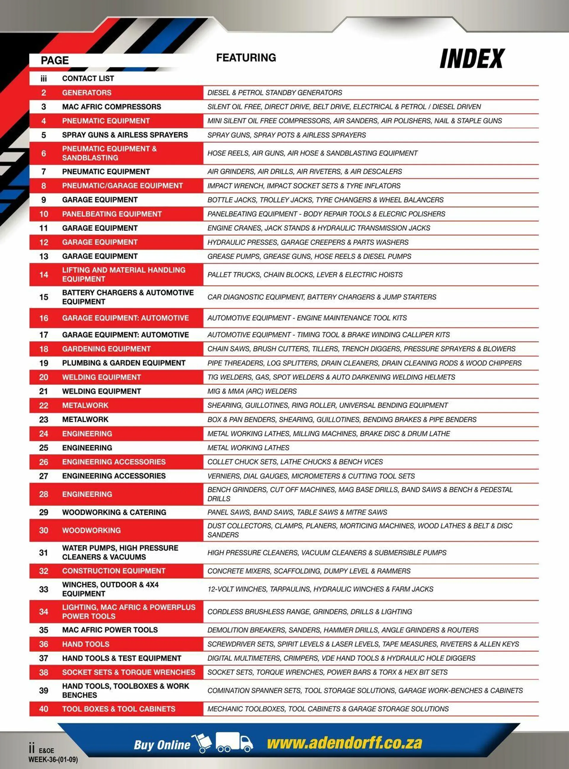 Adendorff Machinery Mart Current catalogue from 2 October to 16 October 2024 - Catalogue Page 2