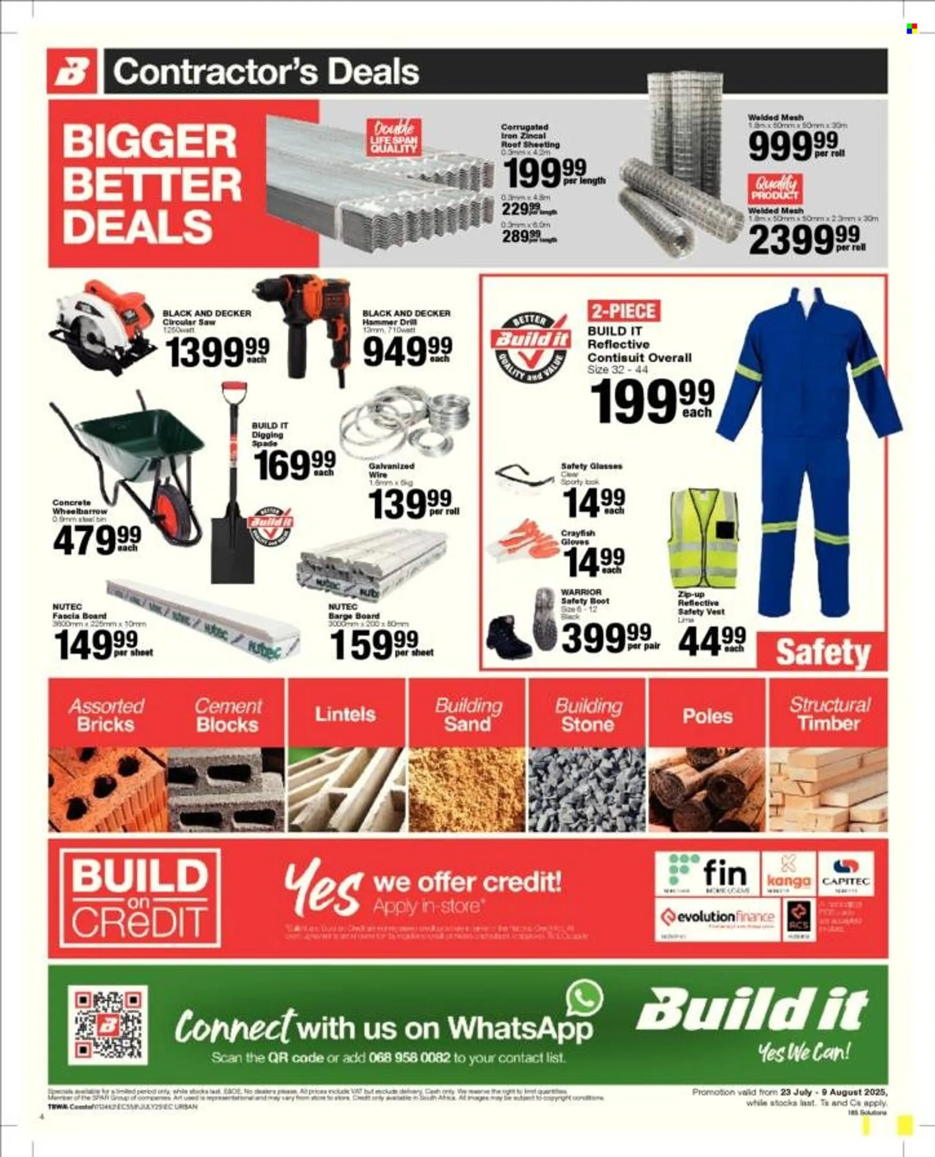 Build It catalogue from 23 July to 9 August 2025 - Catalogue Page 1