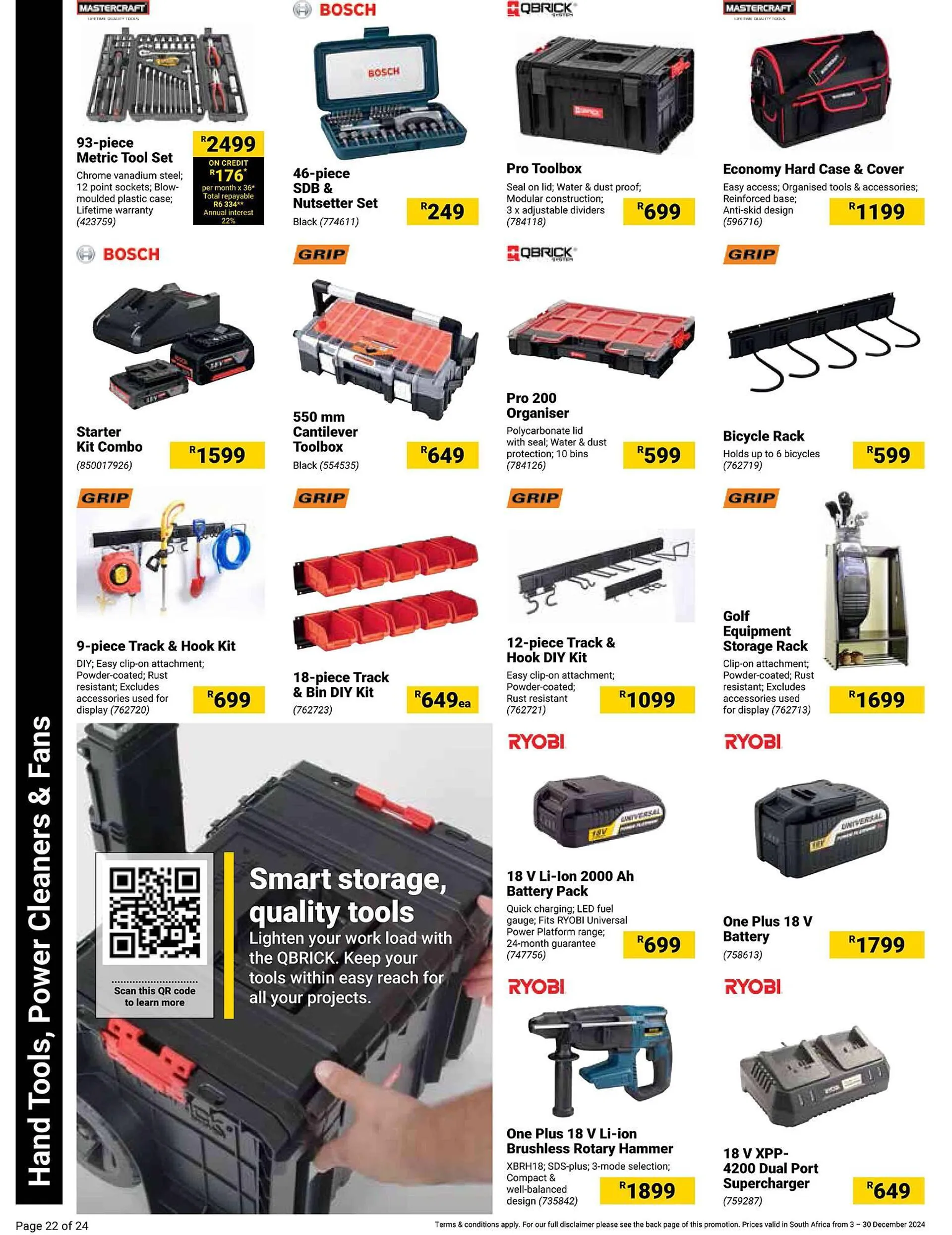 Builders Warehouse catalogue from 3 December to 30 December 2024 - Catalogue Page 22