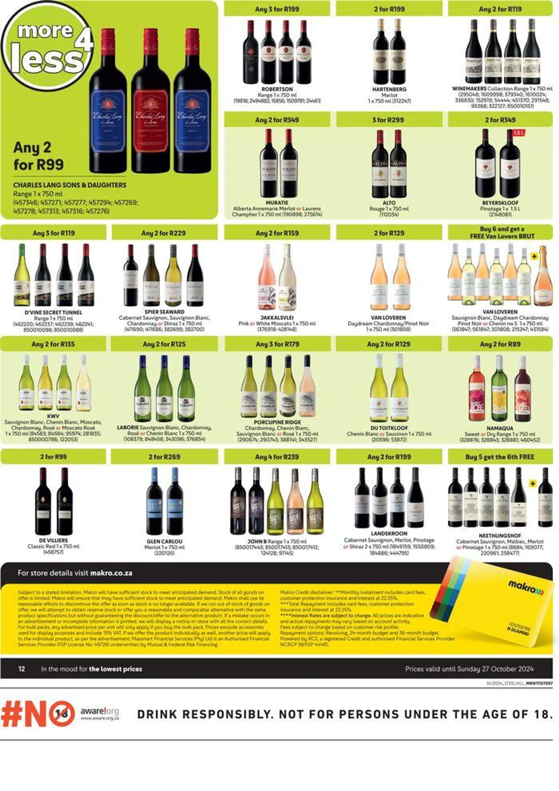 Makro : More 4 Less from 19 August to 27 October 2024 - Catalogue Page 12