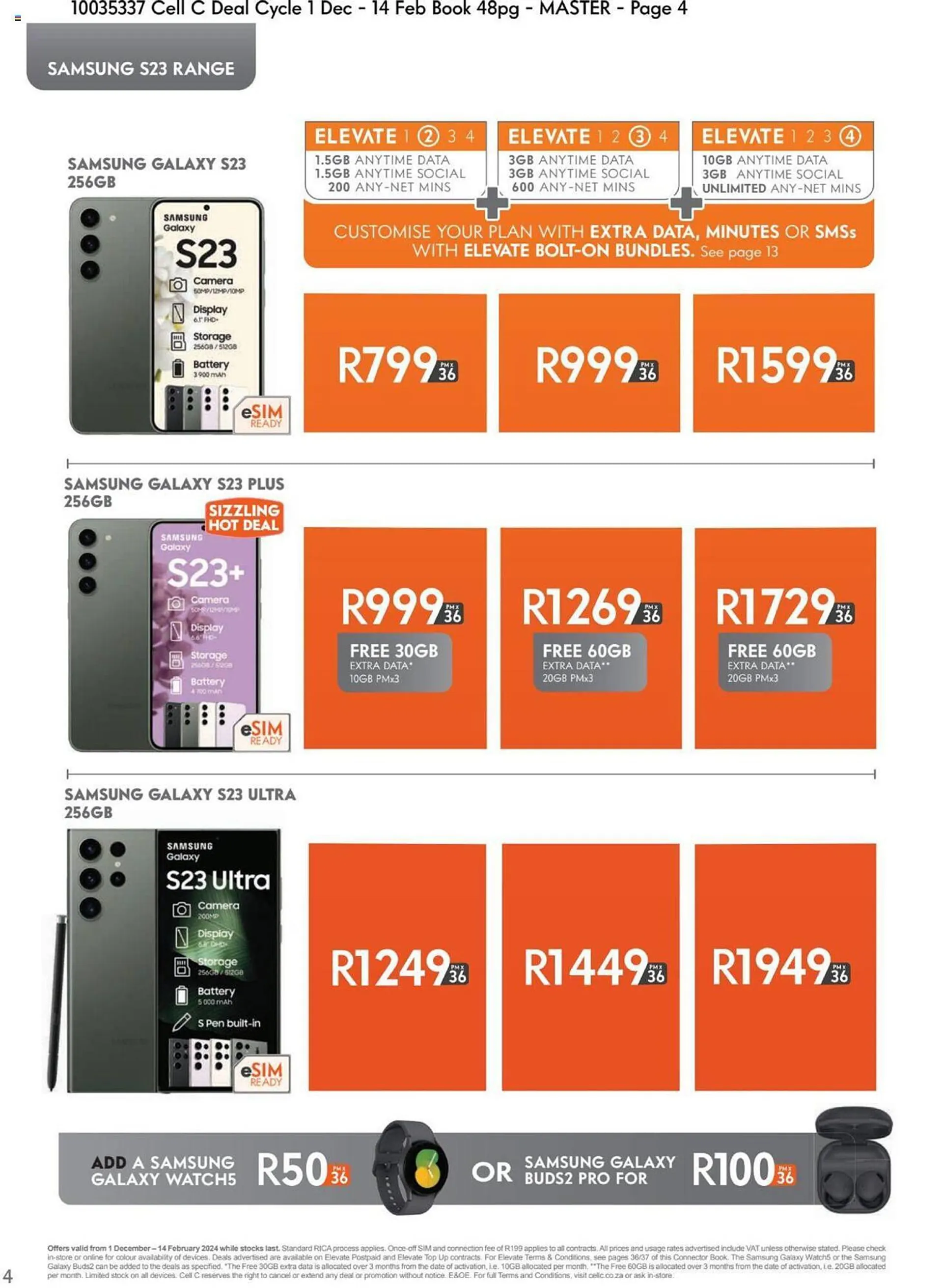 Cell C catalogue from 1 December to 14 February 2024 - Catalogue Page 4