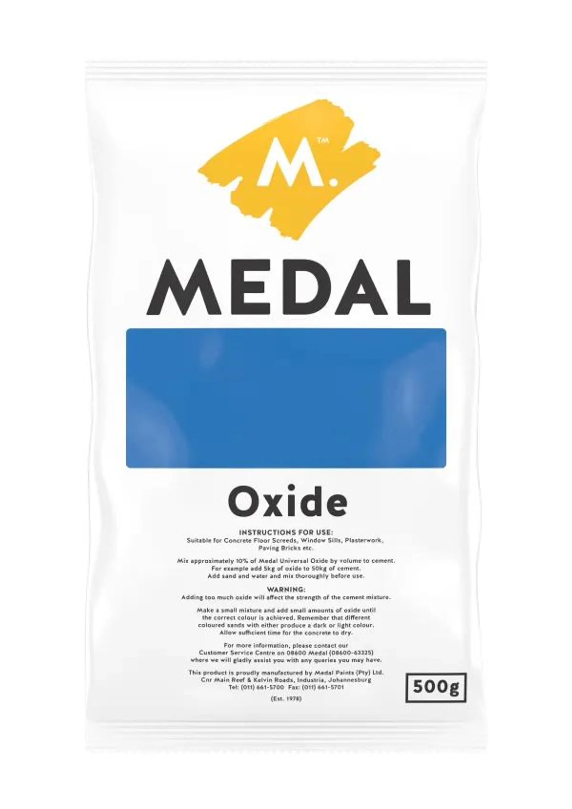 Medal Oxide Universal Blue 500g