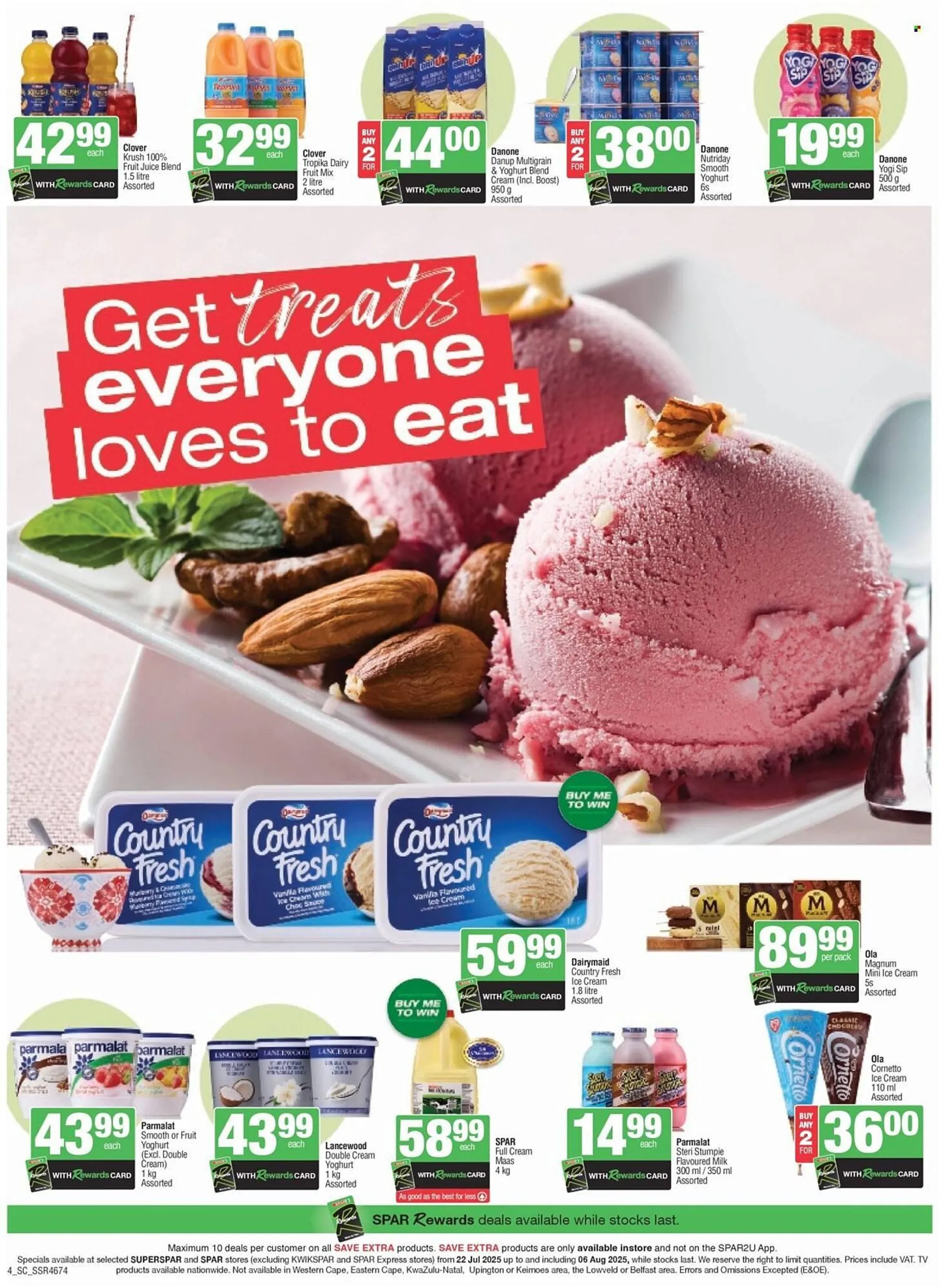 Spar catalogue from 22 July to 6 August 2025 - Catalogue Page 1