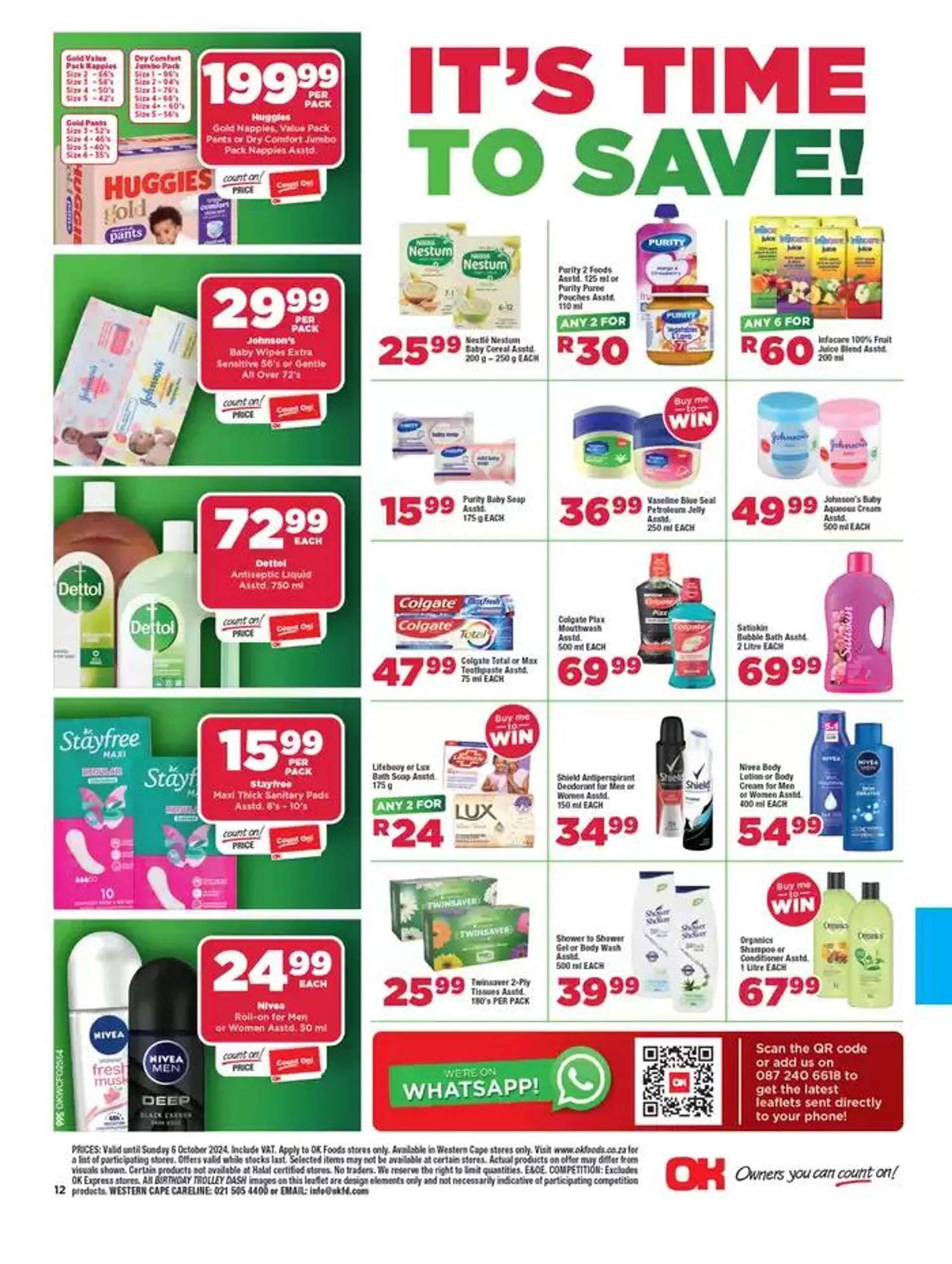 OK Foods weekly specials from 25 September to 6 October 2024 - Catalogue Page 12