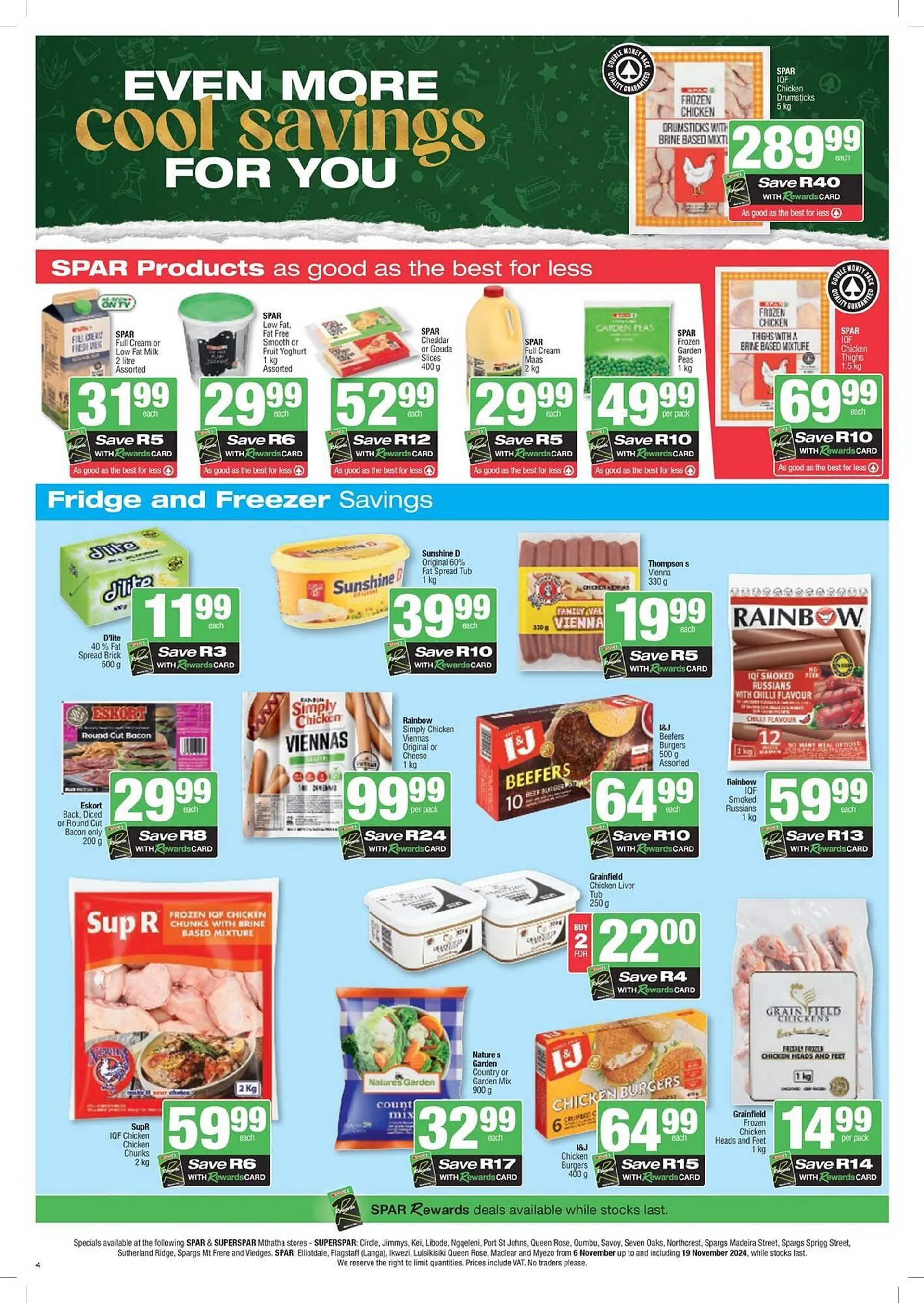 Spar catalogue from 6 November to 19 November 2024 - Catalogue Page 4