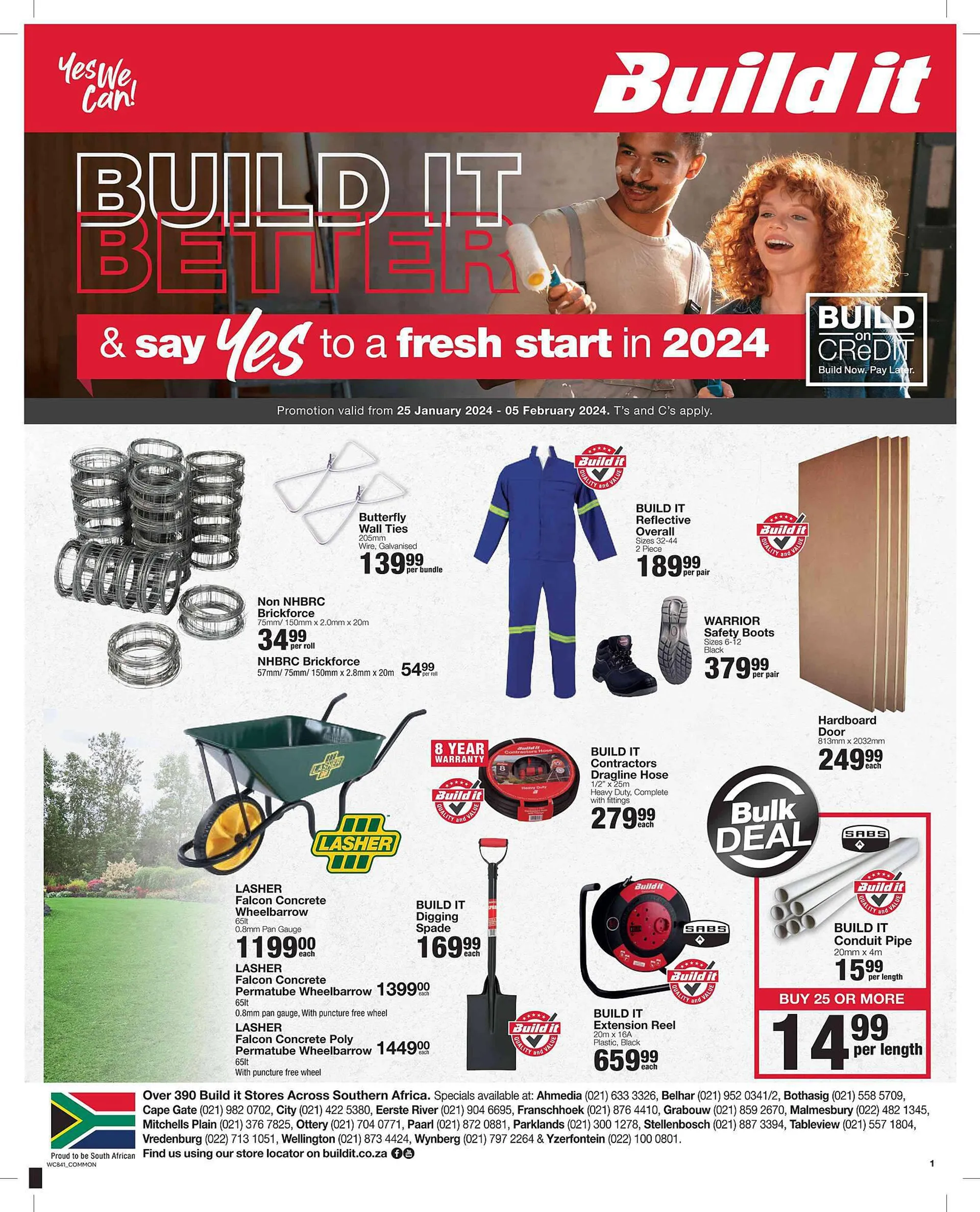 Build It catalogue from 25 January to 5 February 2024 - Catalogue Page 1