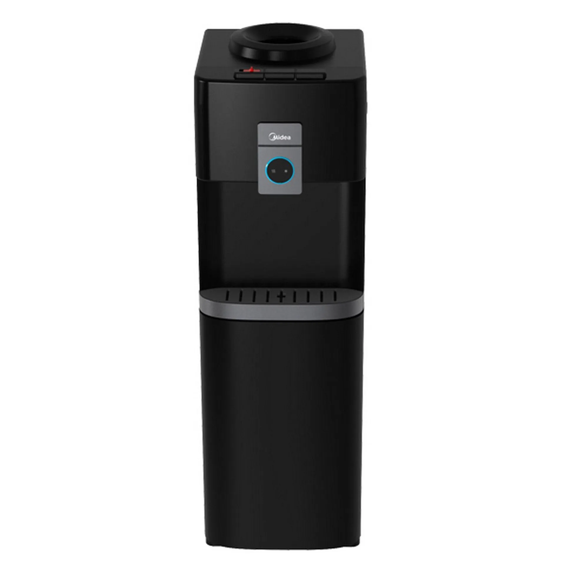 Midea Top Loading Water Dispenser with Fridge - Black