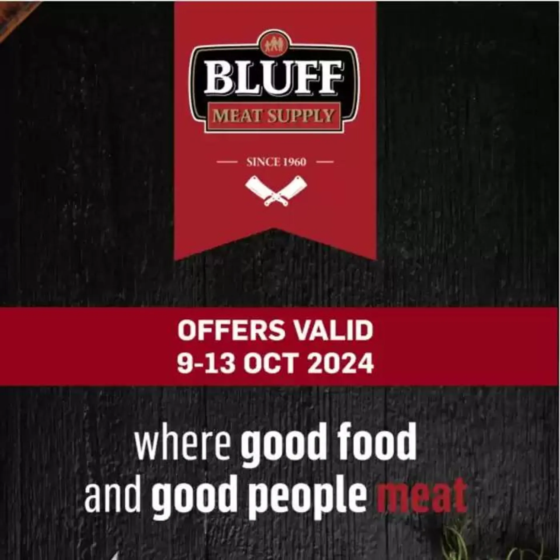 Bluff Meat Supply weekly specials - 1