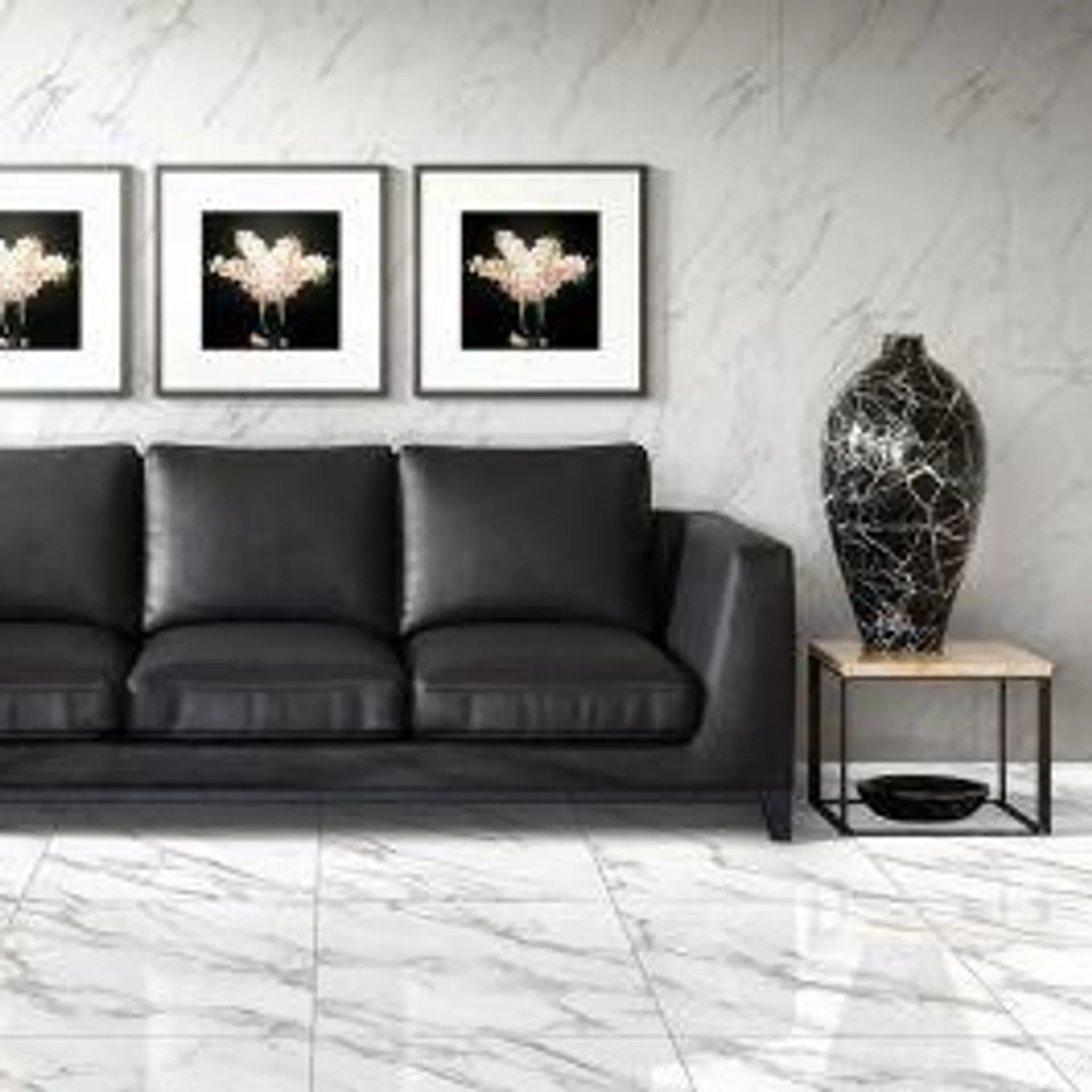 Elizabeth White Eco Ceramic Wall Tile 300x600 A-Grade