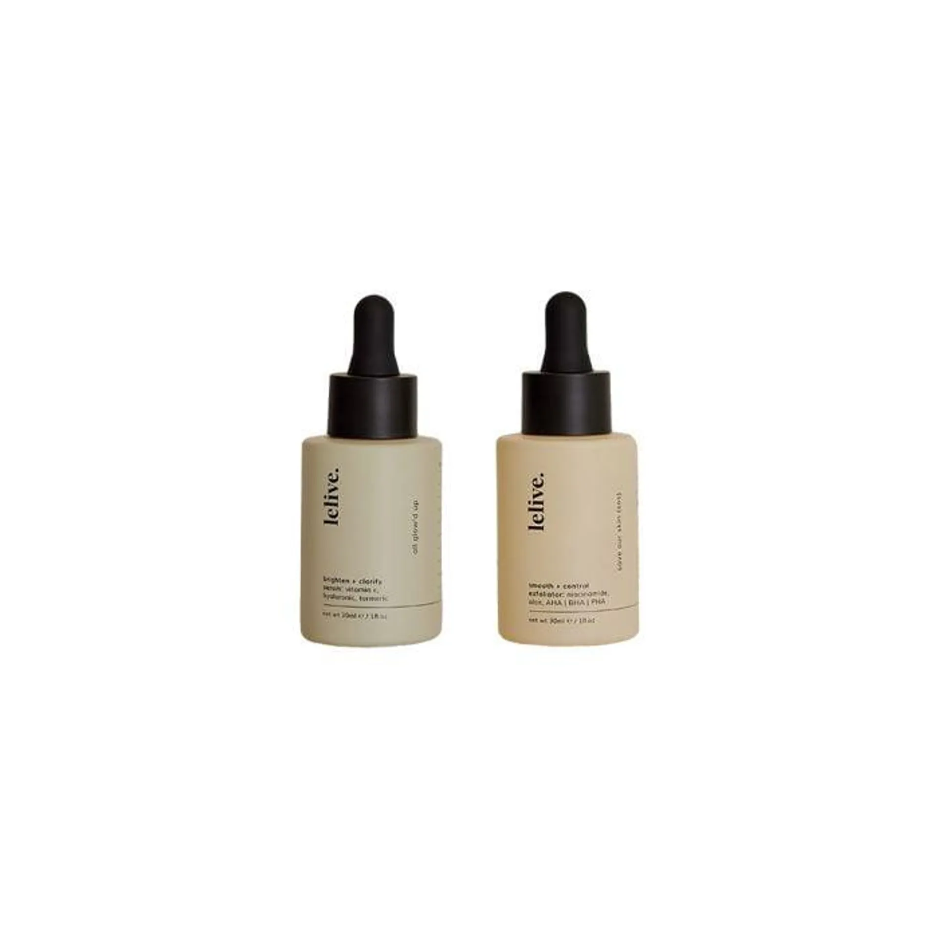 Lelive - Am + Pm Serum Kit - Multi benefit duo (all skin types)