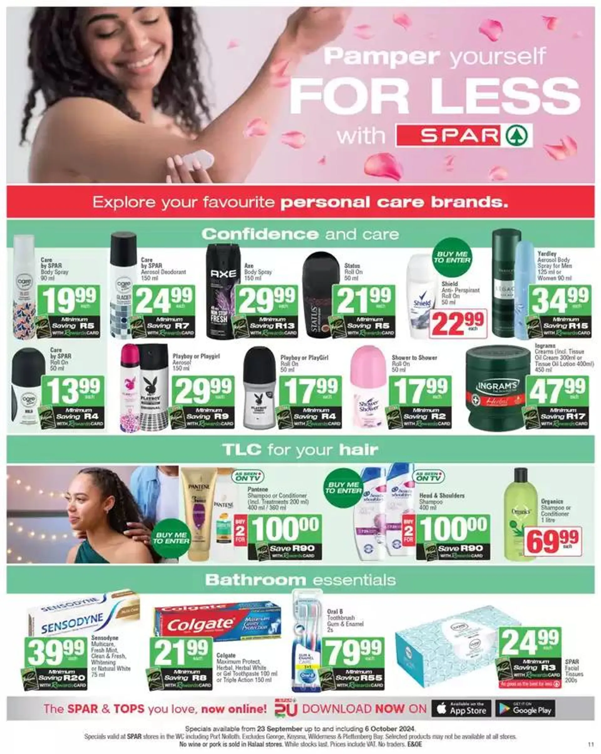 Specials Spar from 23 September to 6 October 2024 - Catalogue Page 11