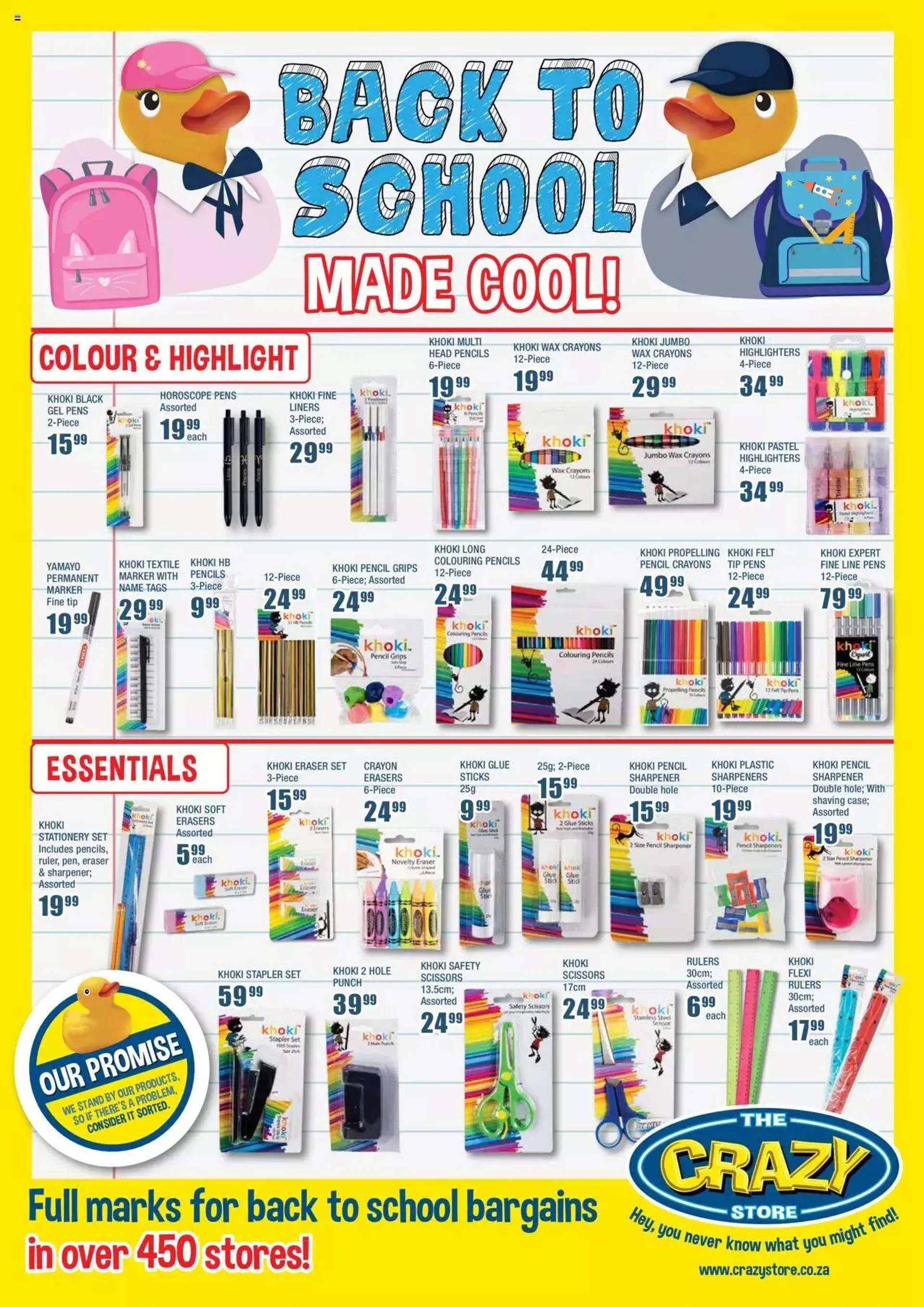 Crazy Store - Back to School - 26 December 31 January 2024