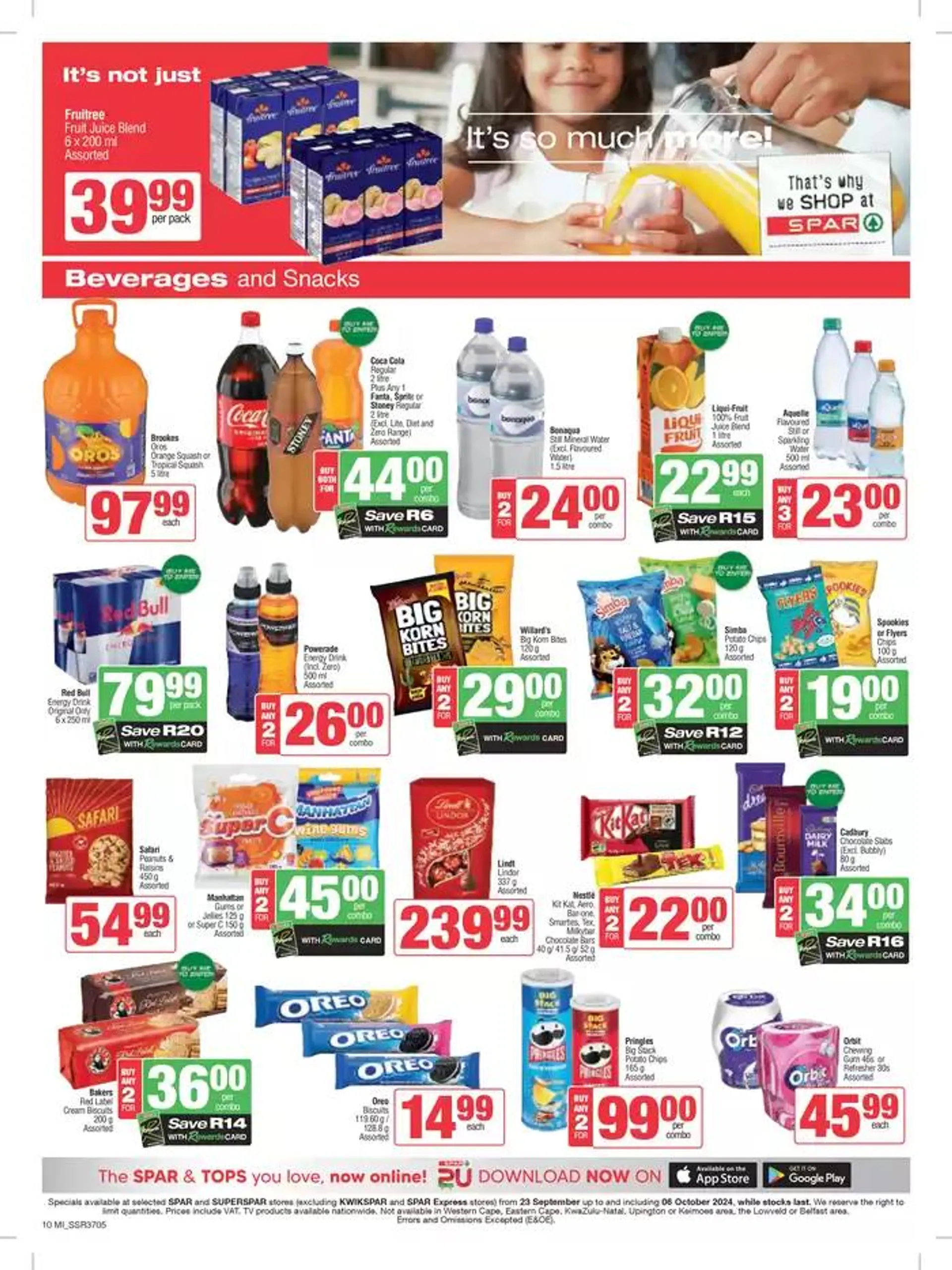 Specials Spar from 23 September to 6 October 2024 - Catalogue Page 10