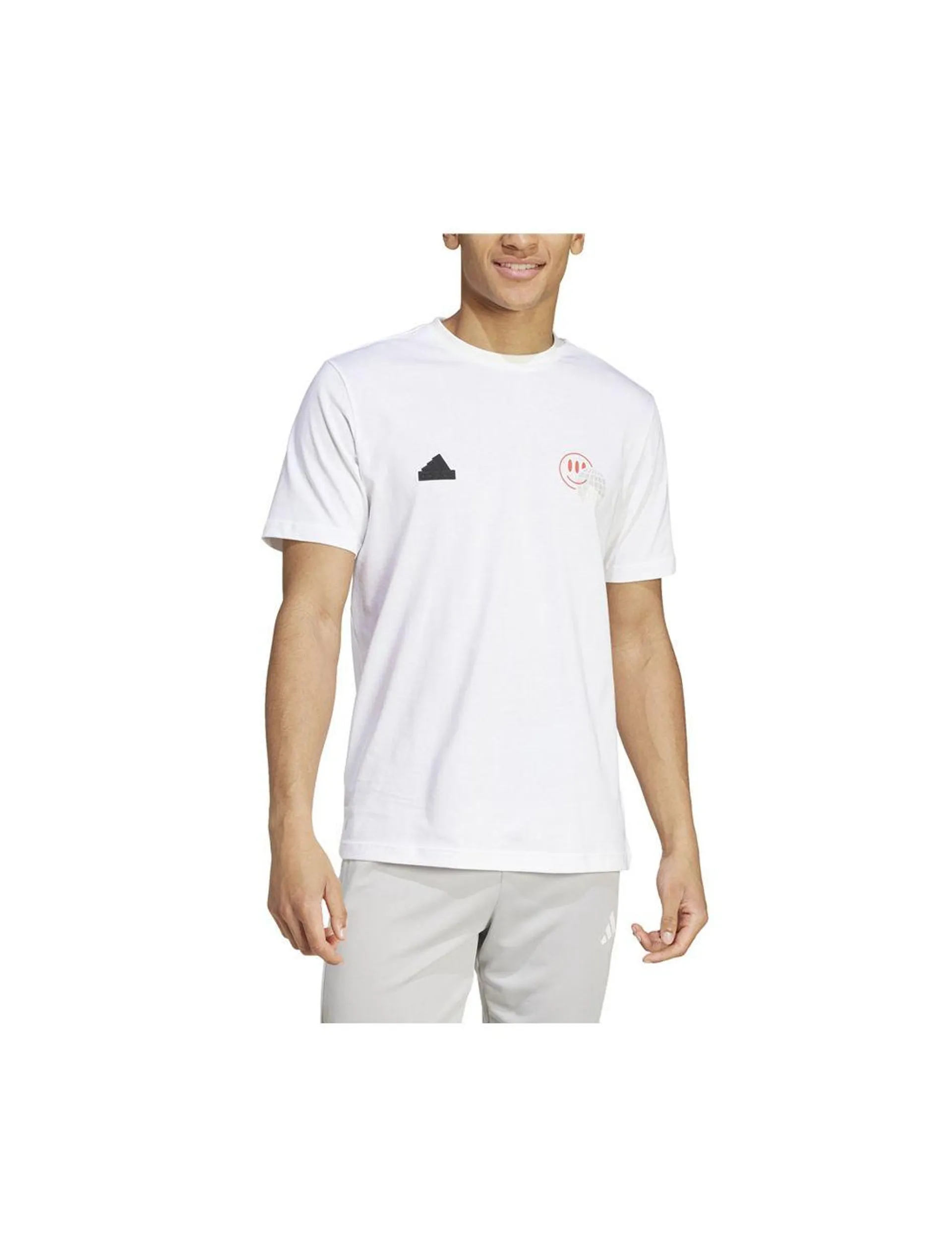 adidas Performance House of Tiro Summer Graphic Mens T-Shirt White