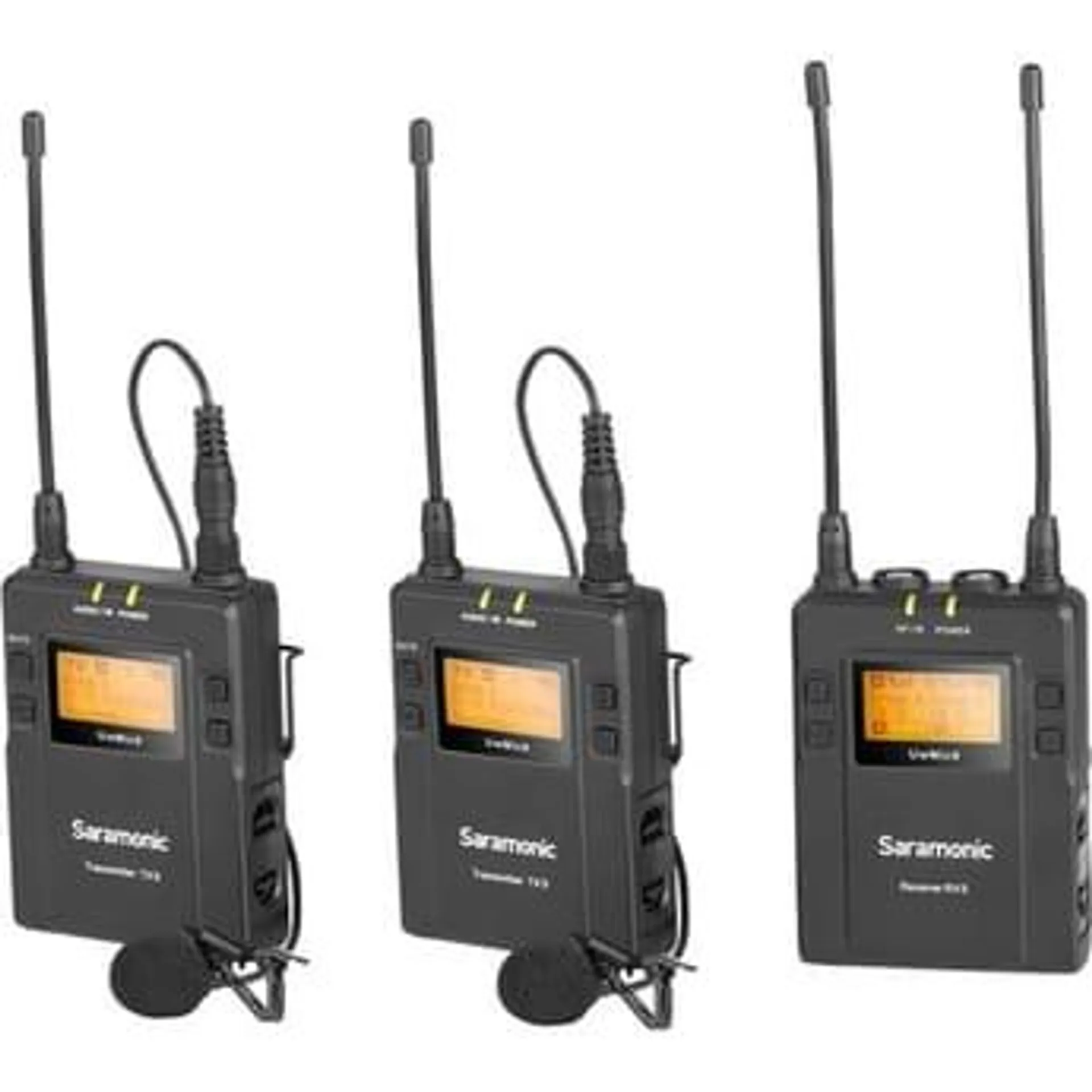 Saramonic UwMic9 2-Person Camera-Mount Wireless Omni Lavalier Microphone System - 514 to 596 MHz