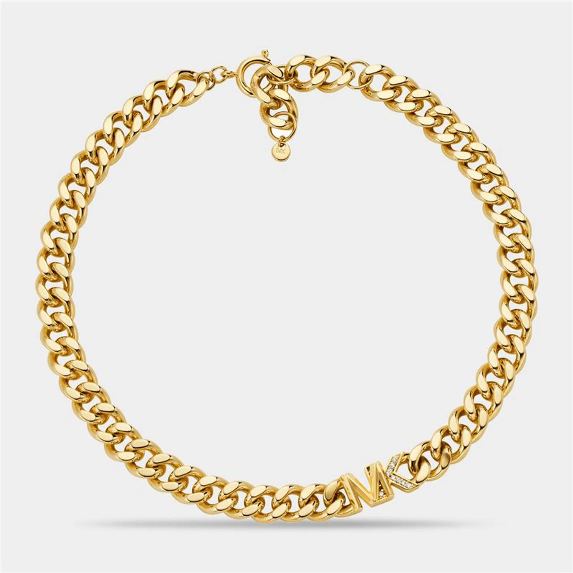 Michael Kors Kors MK Collection Gold Plated Collar Necklace