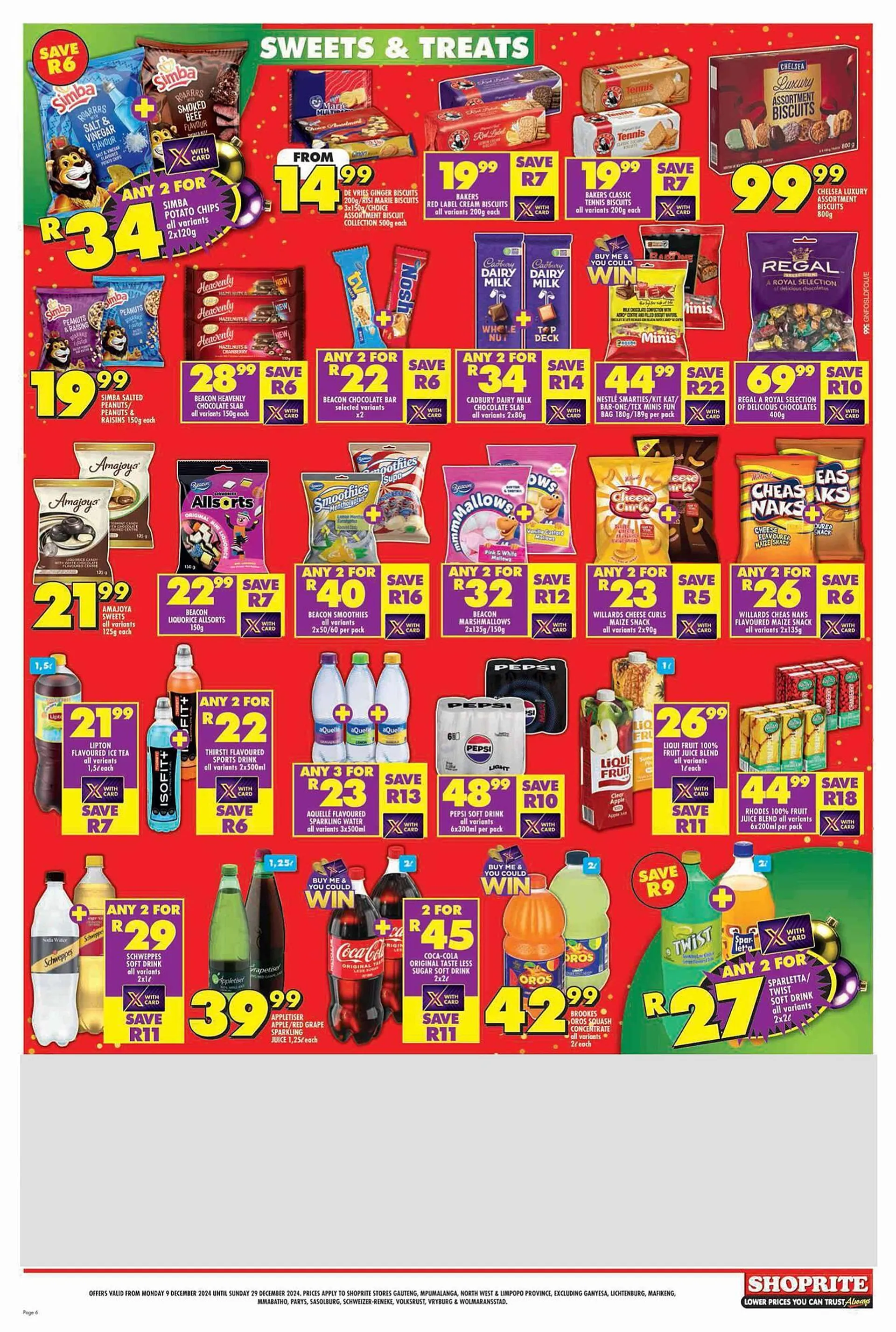 Shoprite catalogue from 9 December to 29 December 2024 - Catalogue Page 6