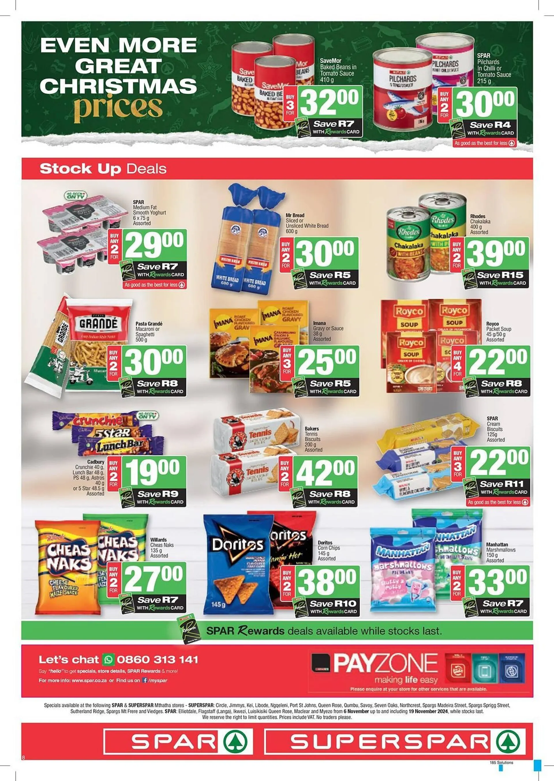 Spar catalogue from 6 November to 19 November 2024 - Catalogue Page 8