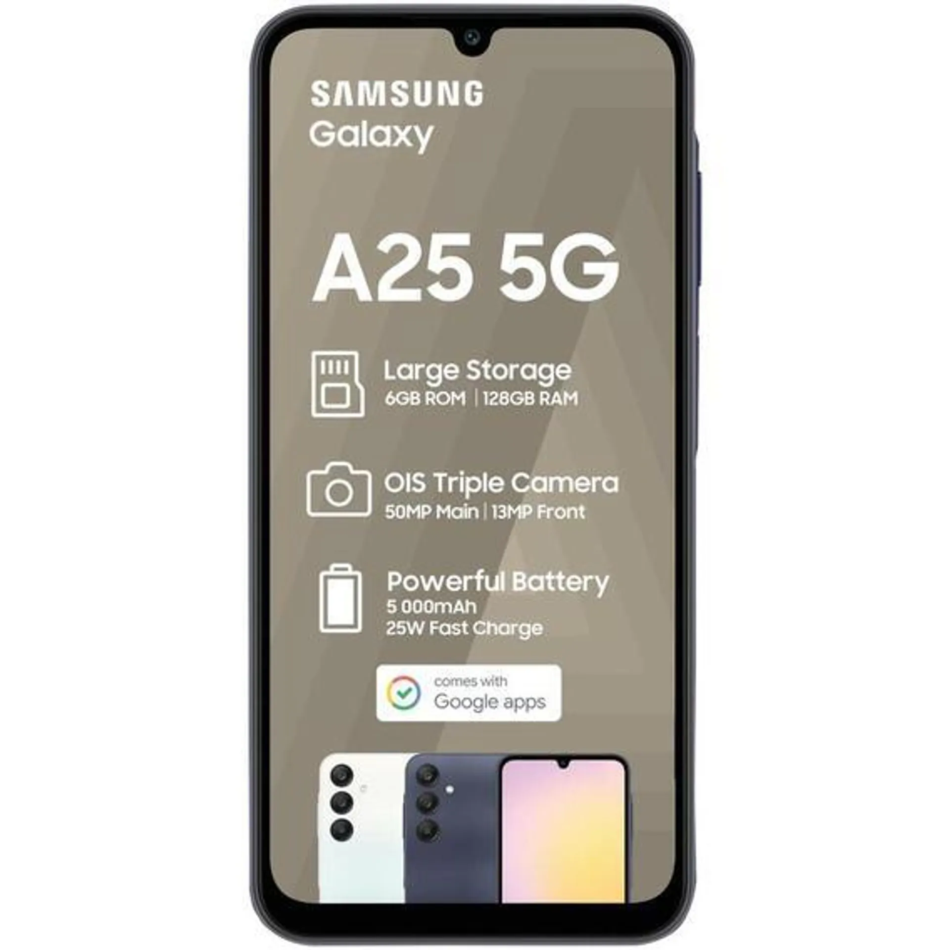 SAMSUNG Galaxy A25 Blue 128GB 5G DS KG A25