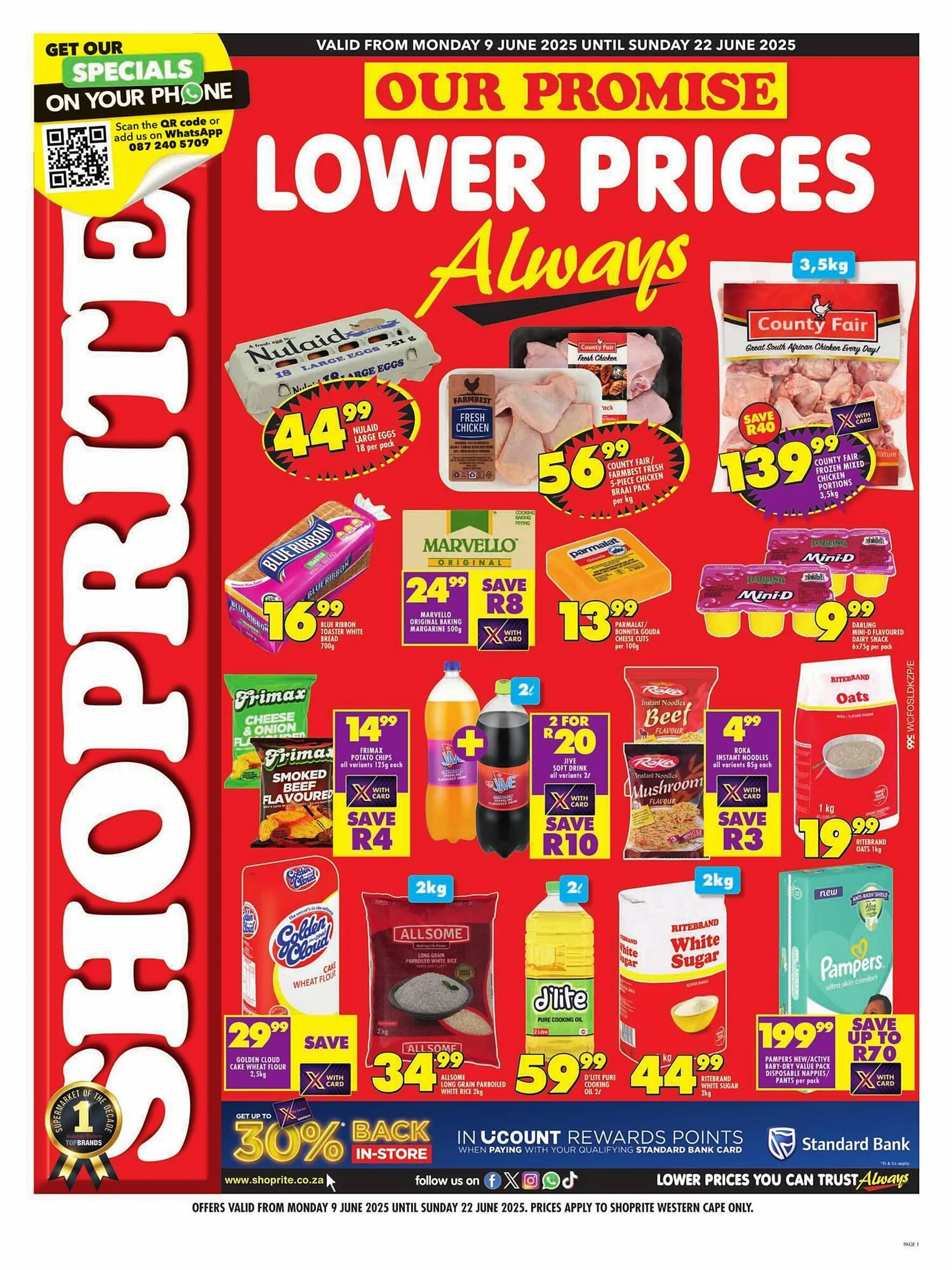 Shoprite catalogue from 9 June to 22 June 2025 - Catalogue Page 1