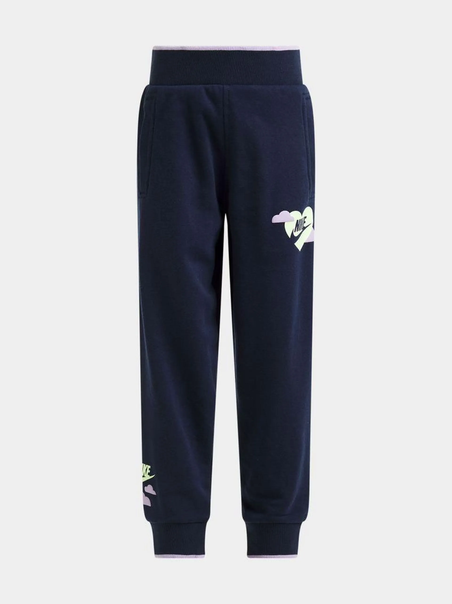 Nike Girls Kids Sweet Swoosh Navy Jogger