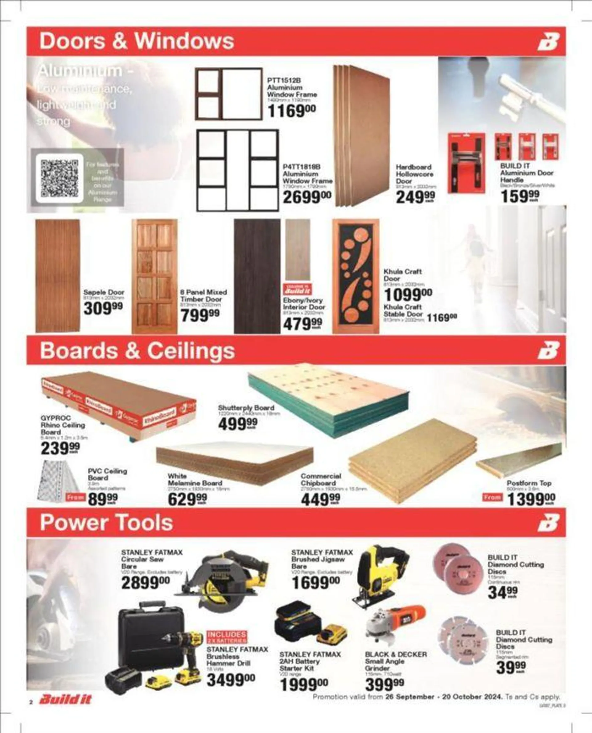 Build It Specials from 23 September to 20 October 2024 - Catalogue Page 2