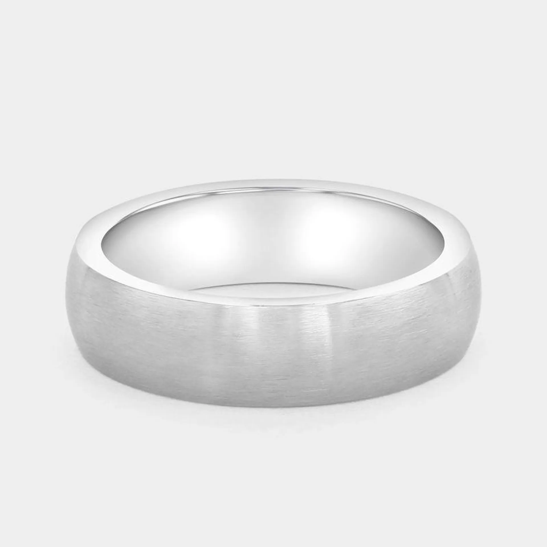 Stainless Steel Matte Ring