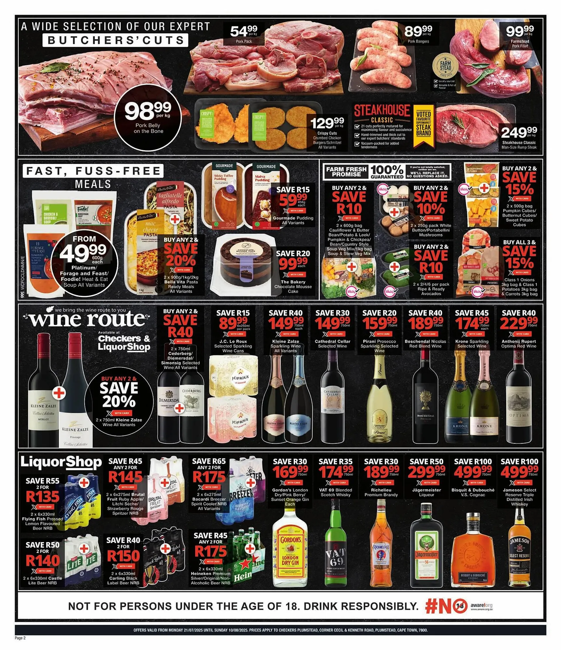 Checkers catalogue from 21 July to 10 August 2025 - Catalogue Page 1