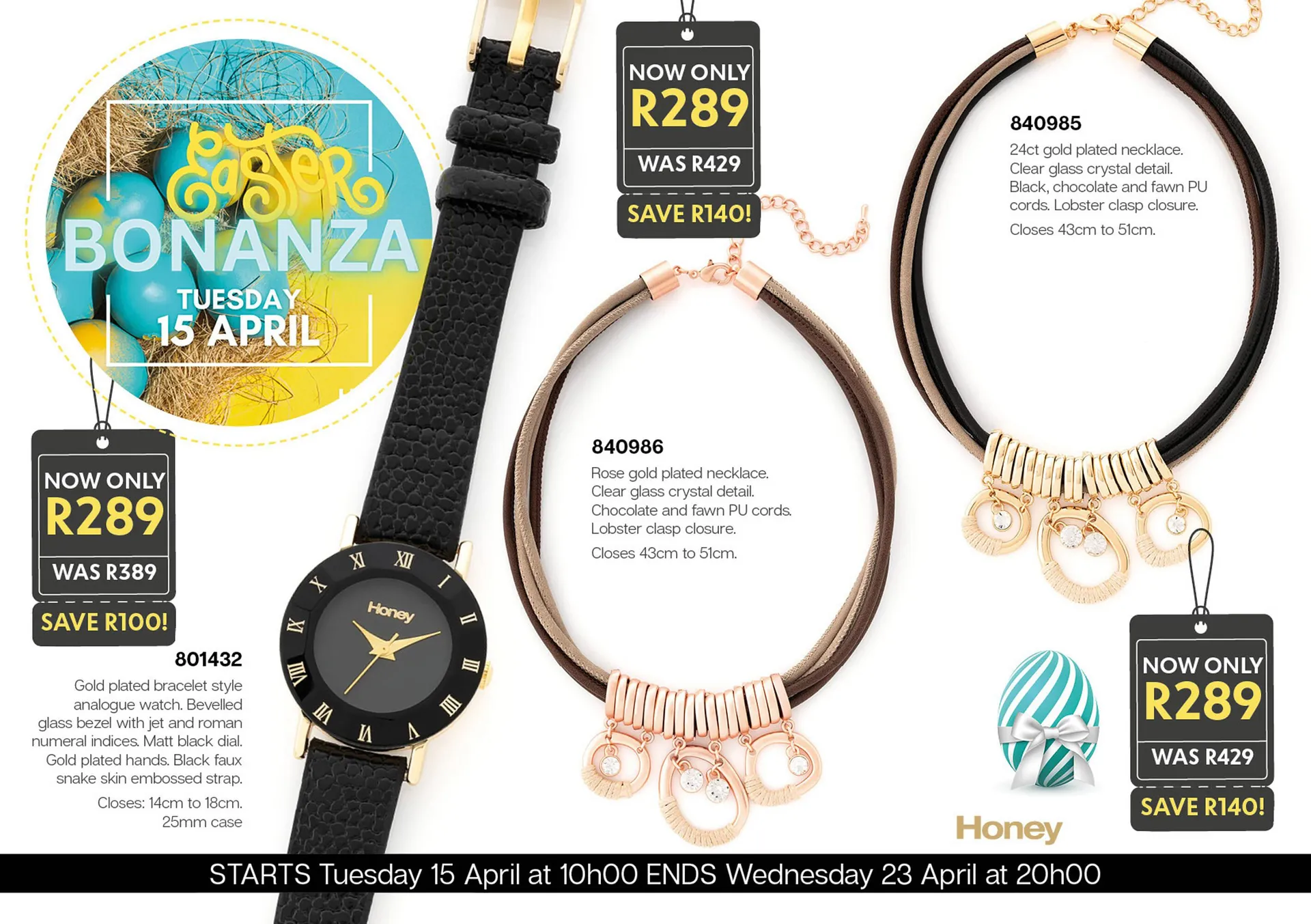 Honey Fashion Accessories catalogue from 17 April to 23 April 2025 - Catalogue Page 1