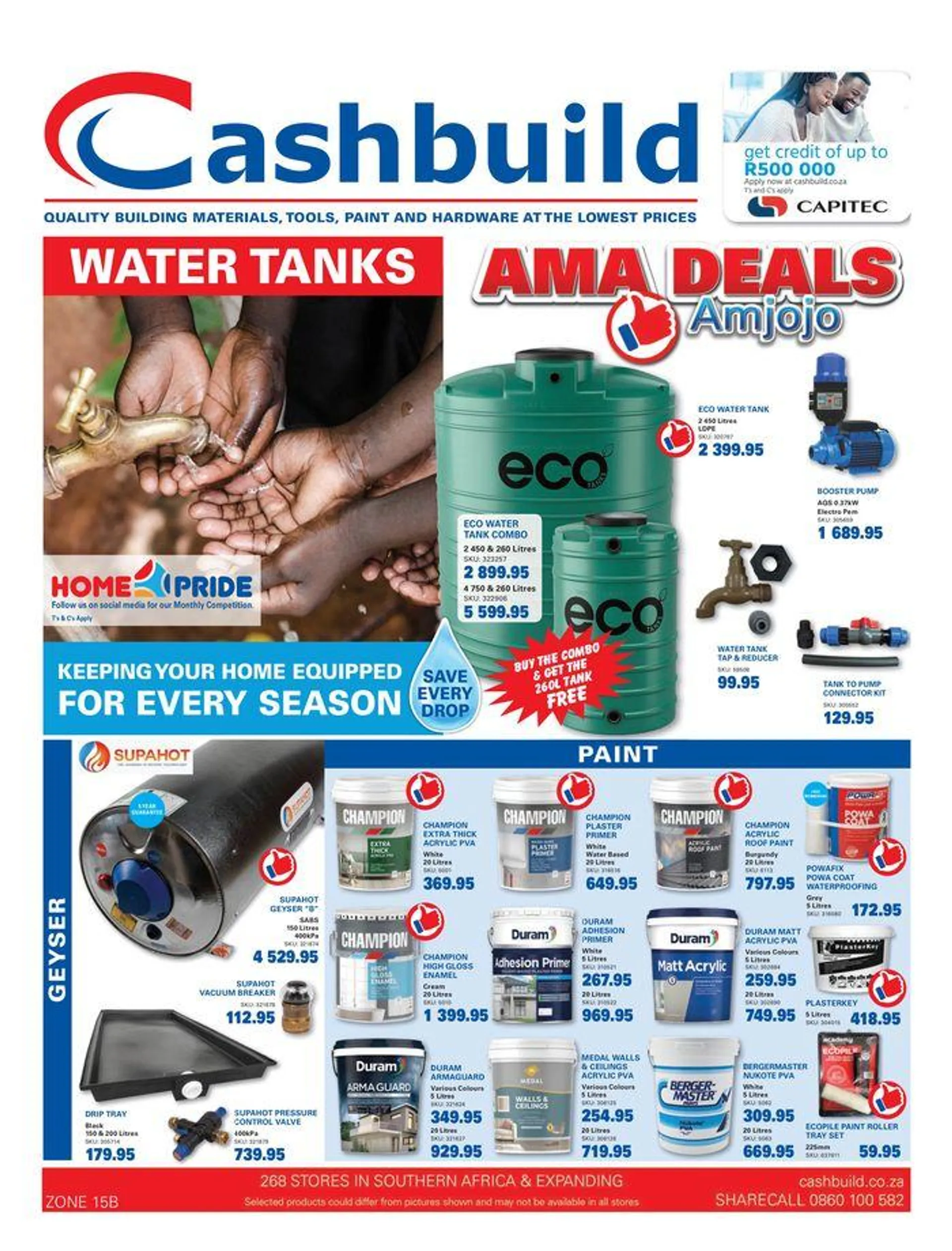 Cashbuild weekly specials from 25 June to 21 July 2024 - Catalogue Page 1