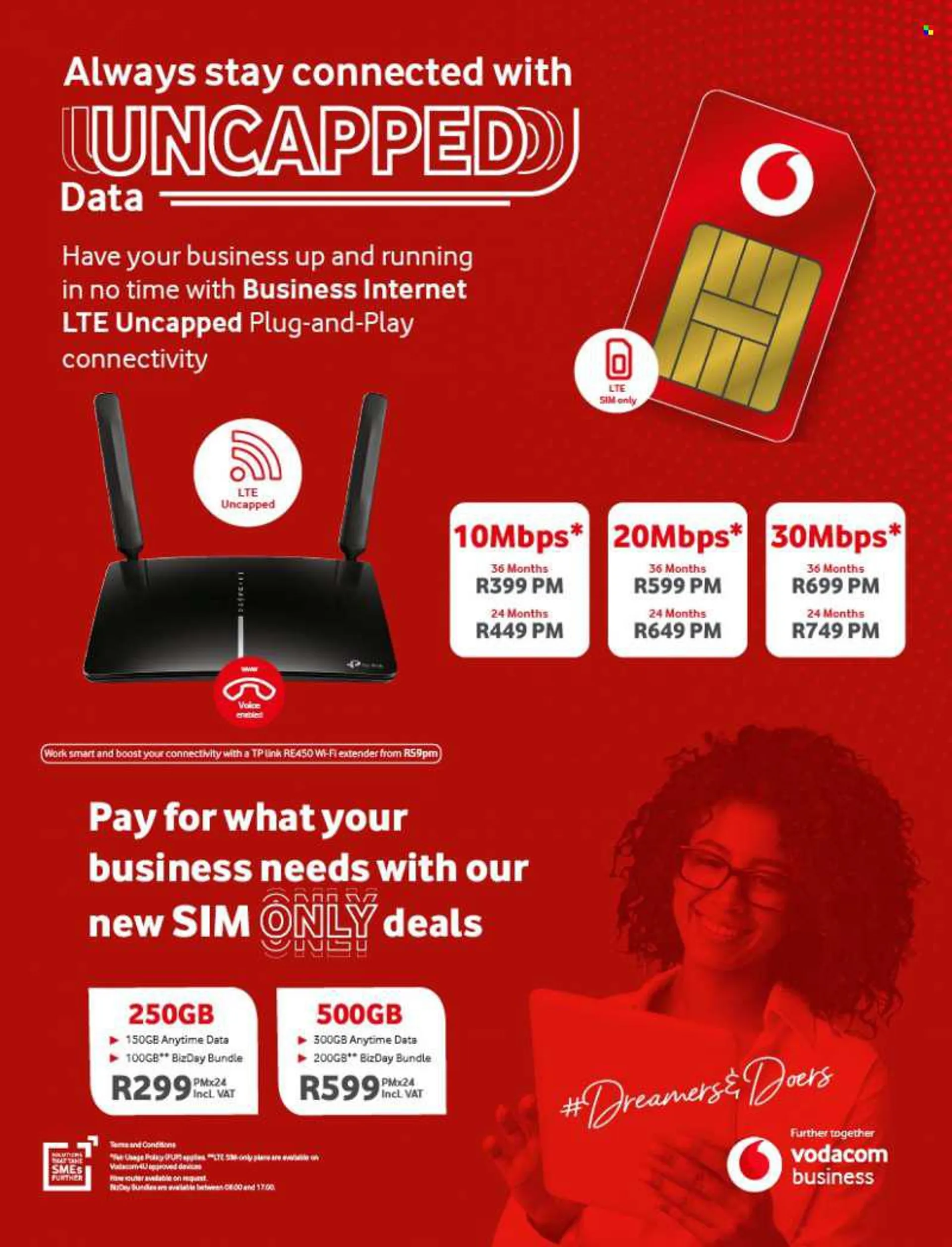 Vodacom catalogue  - 05/08/2022 - 06/09/2022 - Sales products - router. Page 31.