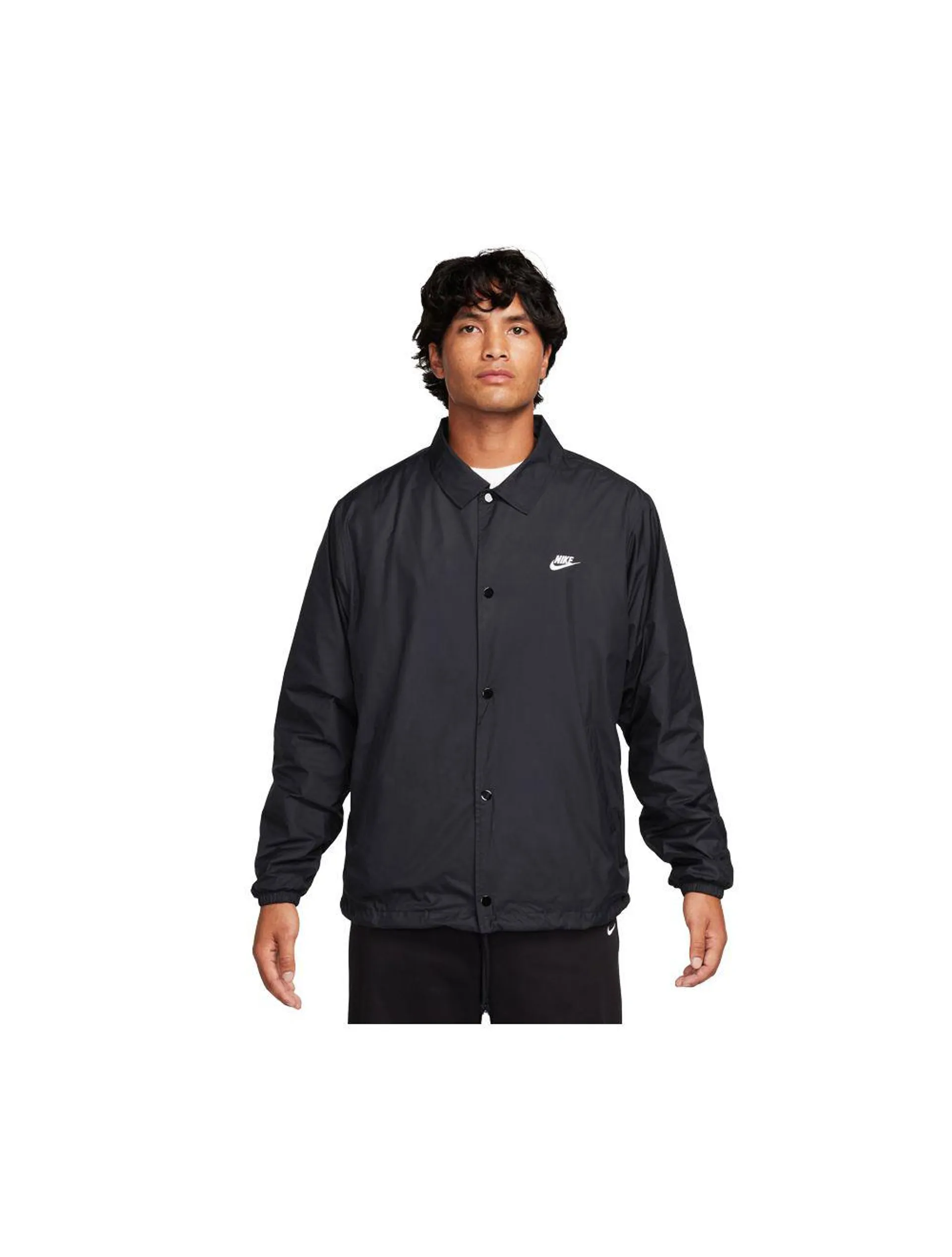 Nike Club Coaches Mens Jacket Black/White