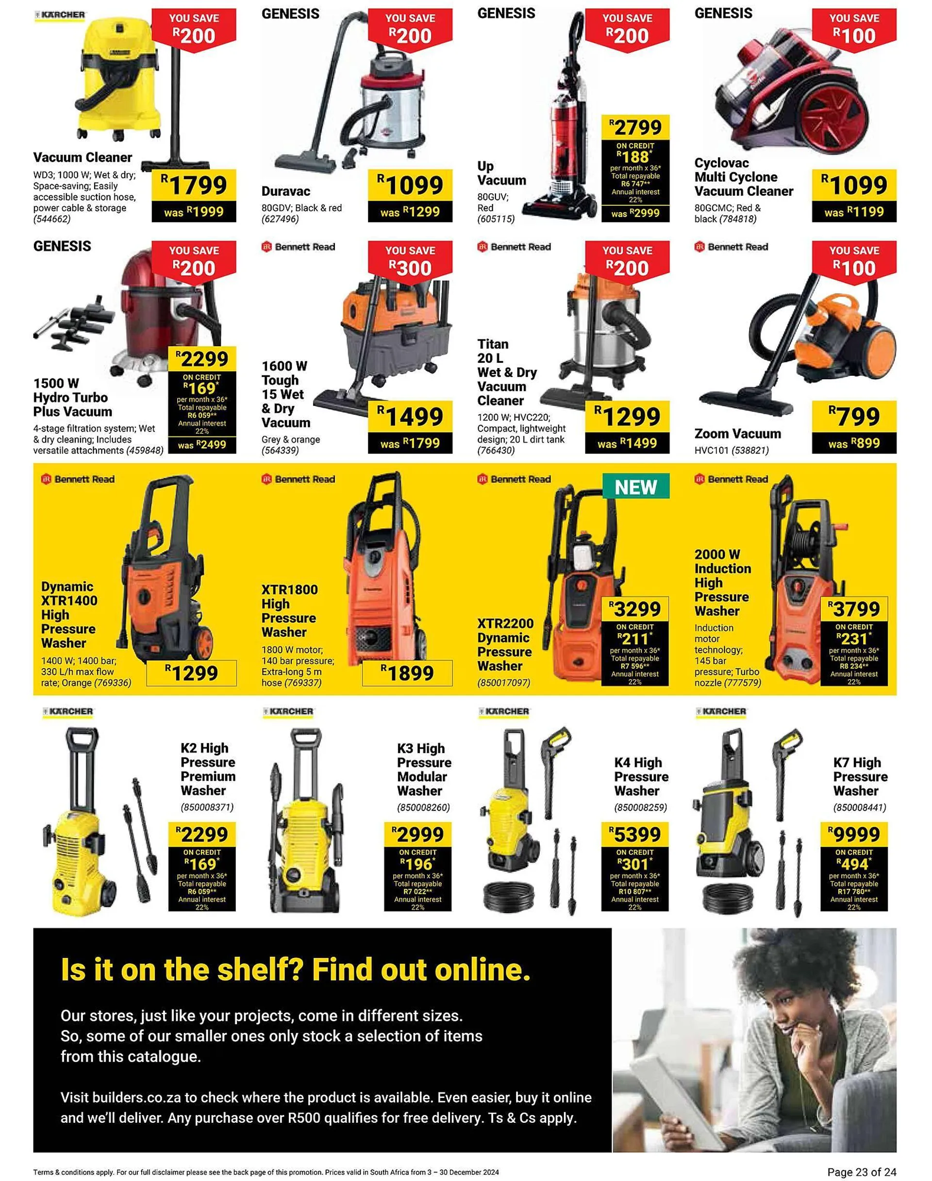 Builders Warehouse catalogue from 3 December to 30 December 2024 - Catalogue Page 23