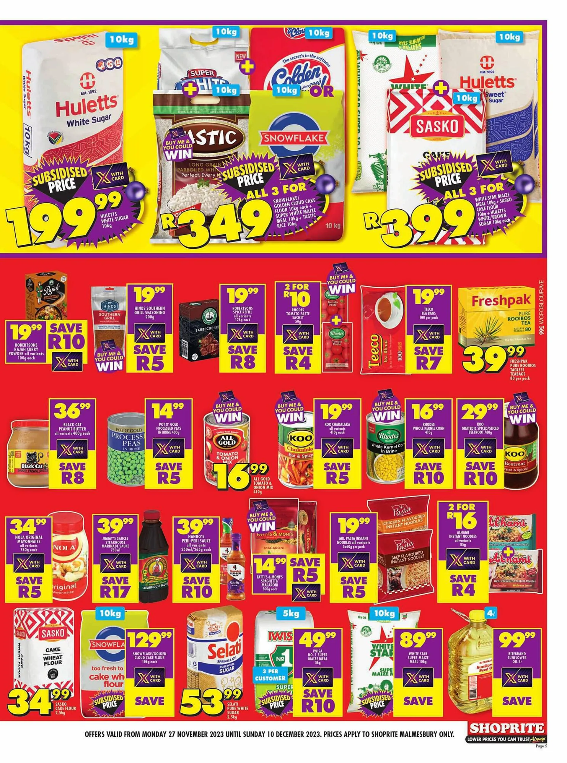 Shoprite catalogue from 10 December to 27 December 2023 - Catalogue Page 5